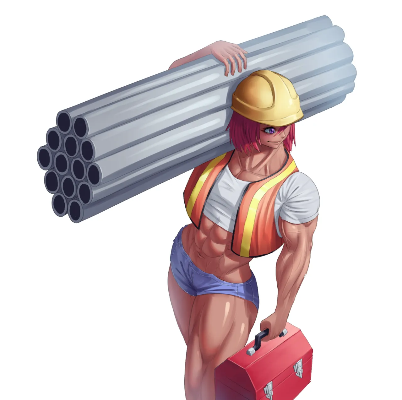 muscle girl art Page.23