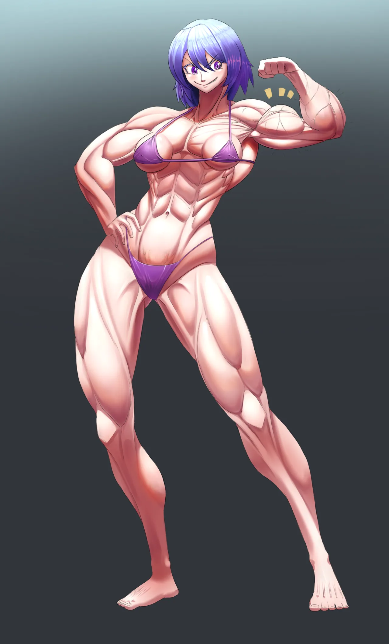muscle girl art Page.25