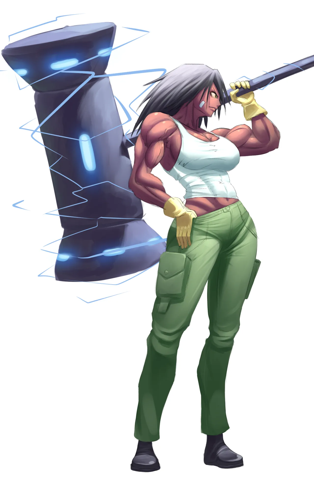 muscle girl art Page.30