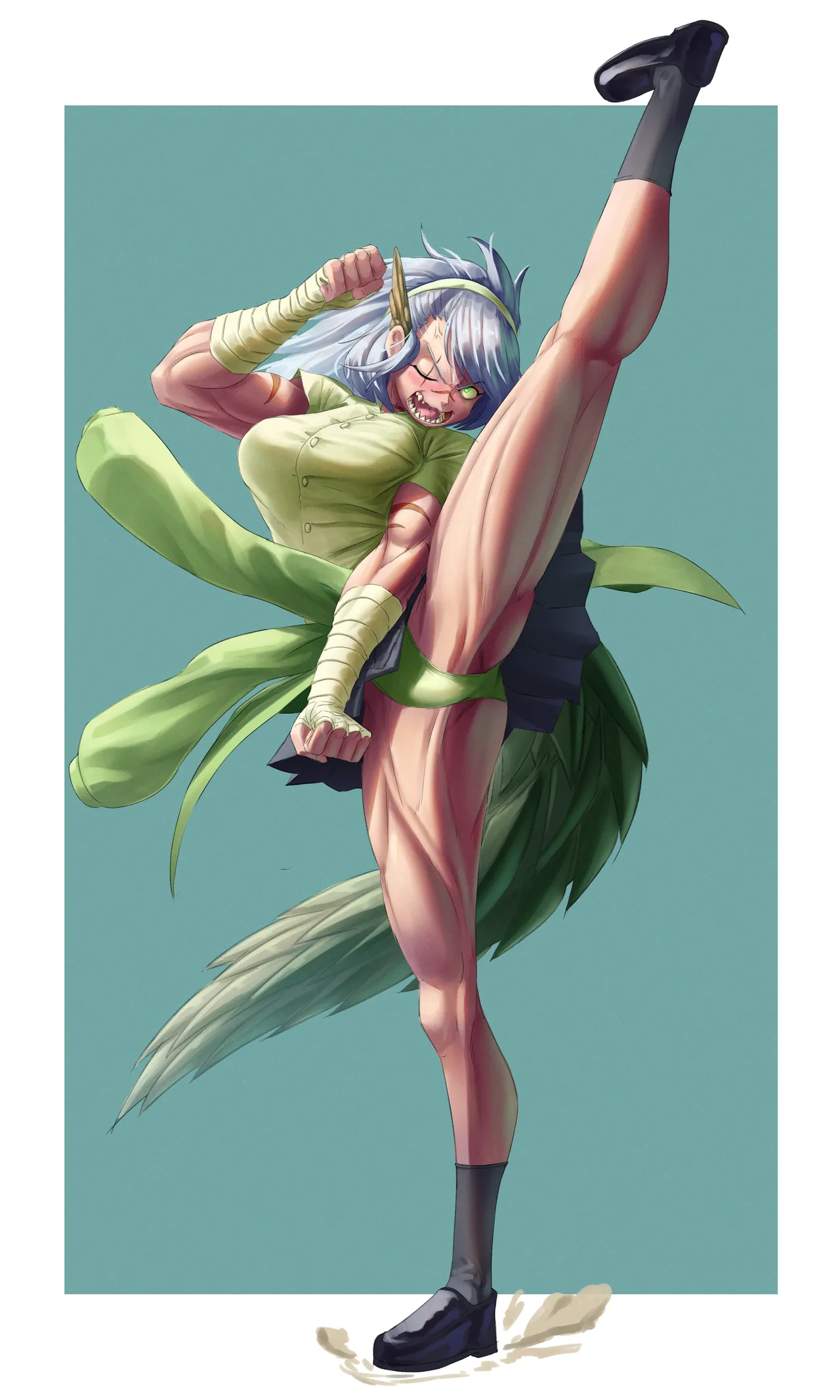 muscle girl art Page.46