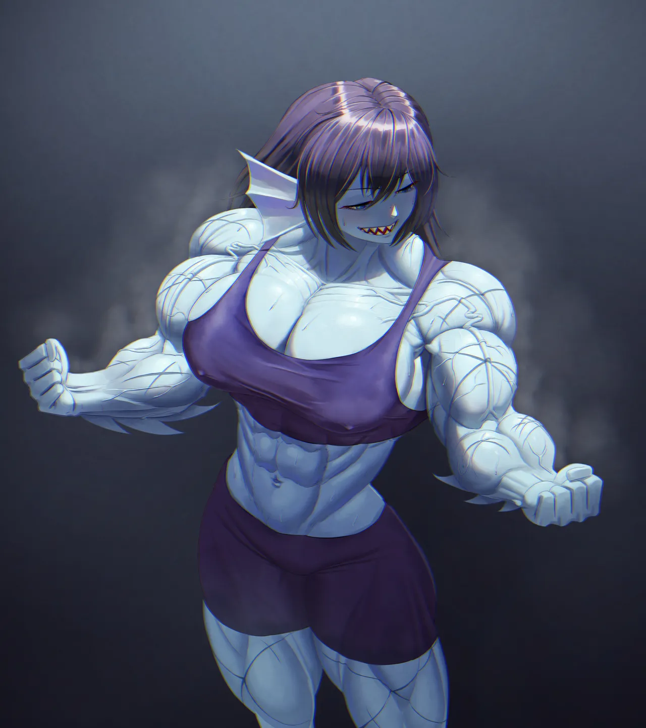 muscle girl art Page.51