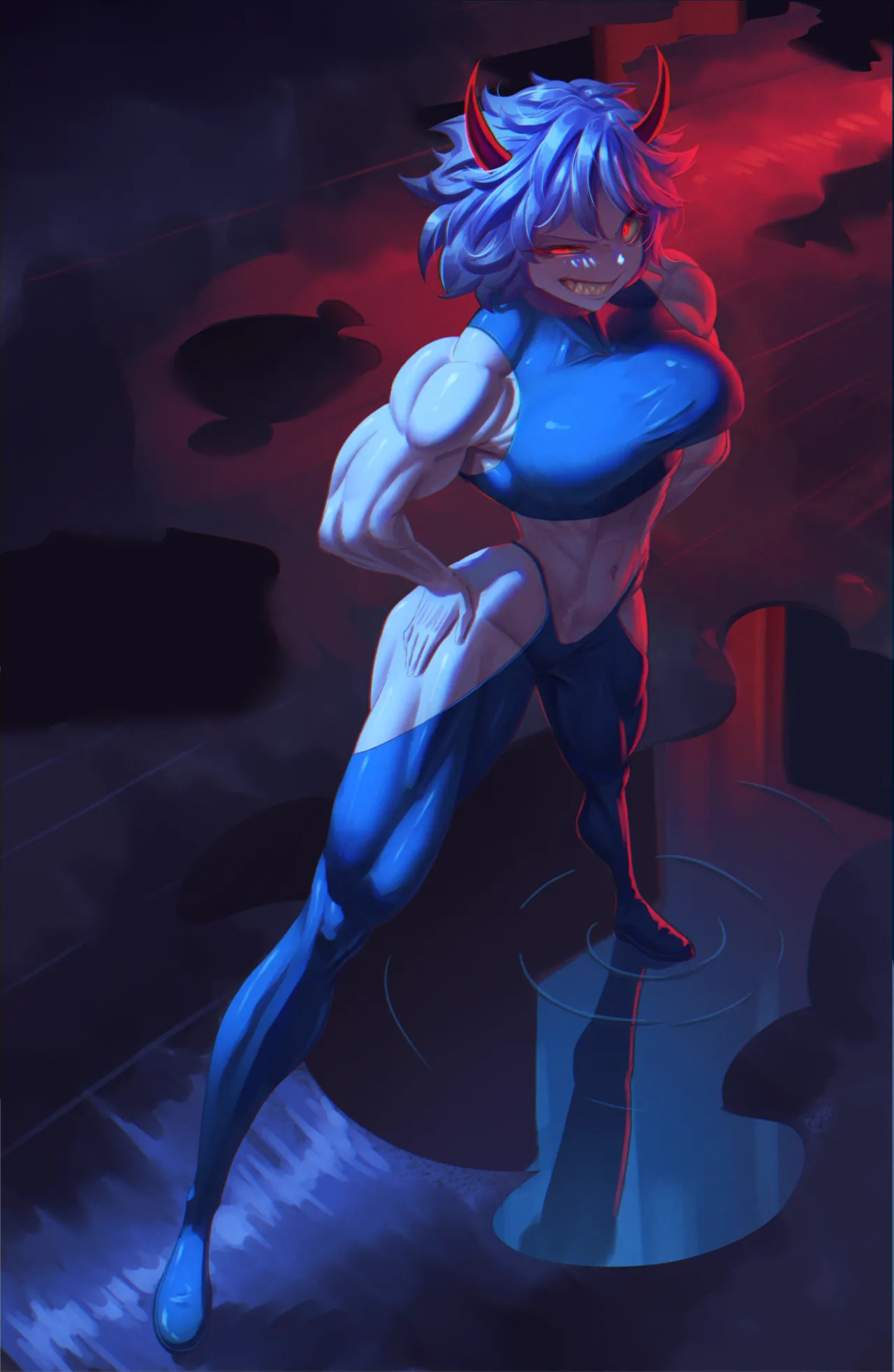muscle girl art Page.54