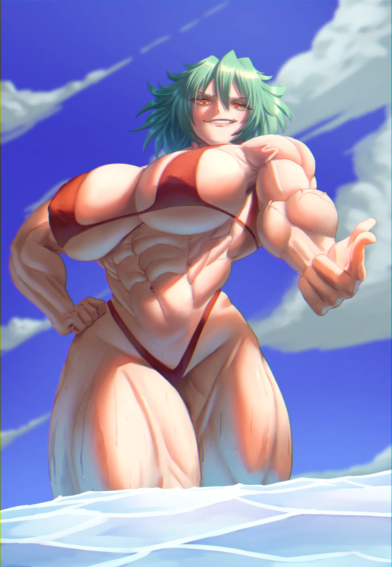 muscle girl art Page.58