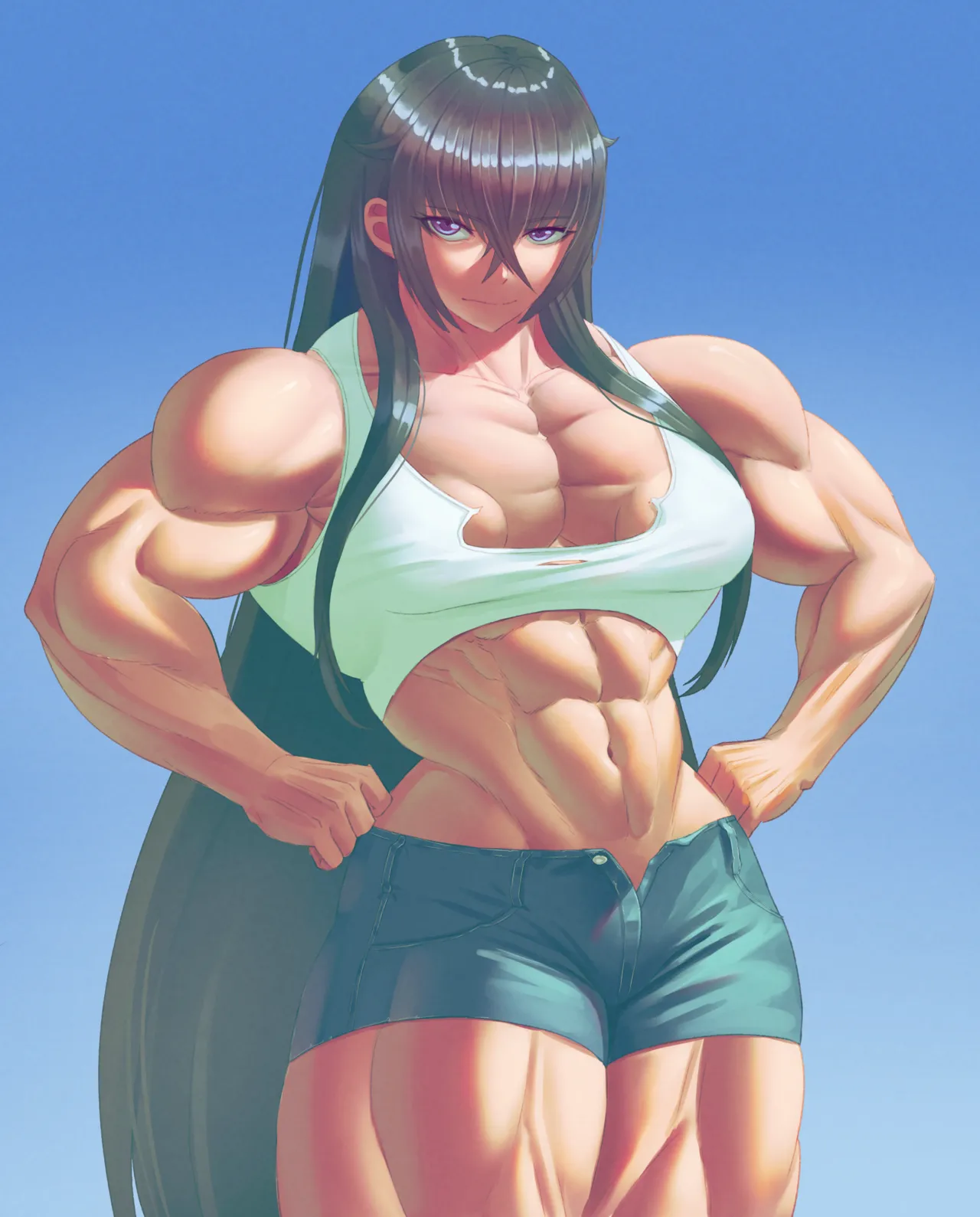 muscle girl art Page.60