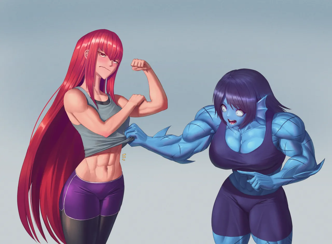muscle girl art Page.62