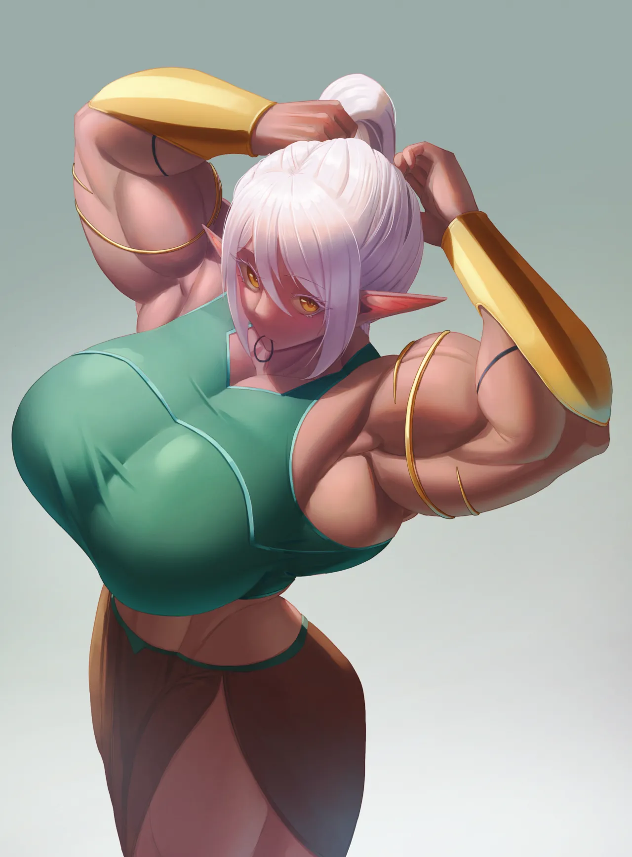 muscle girl art Page.63