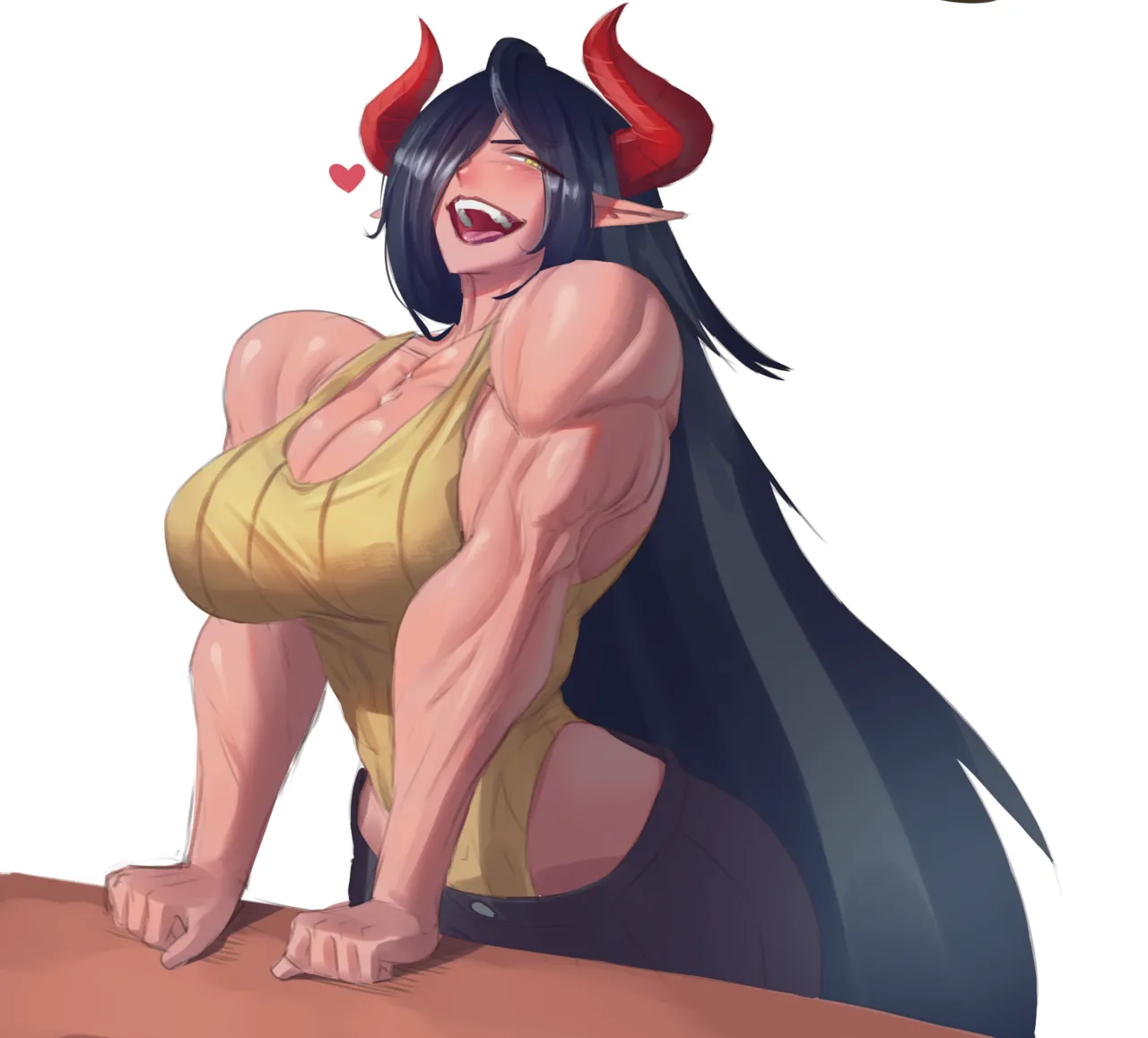 muscle girl art Page.74