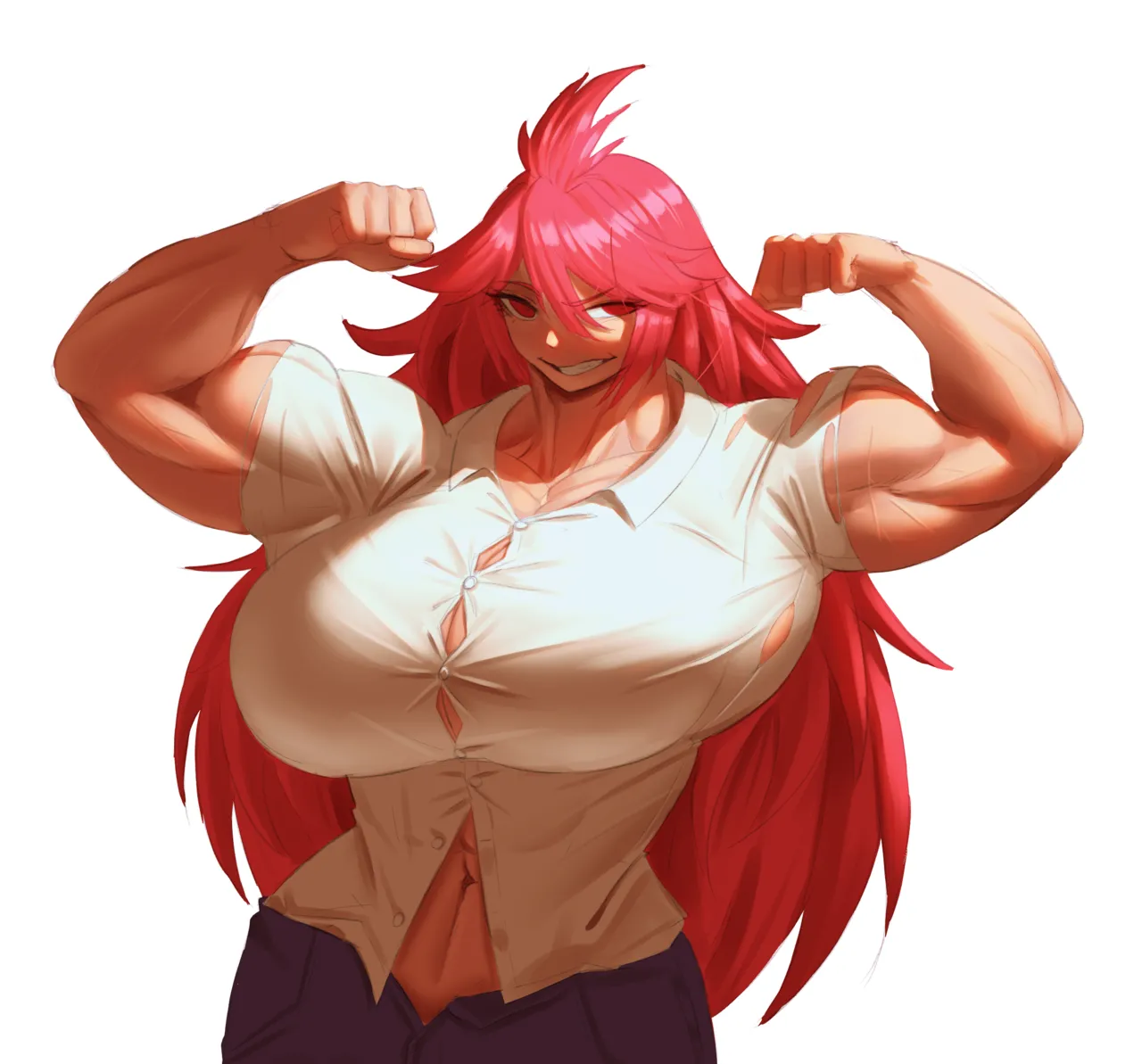 muscle girl art Page.84