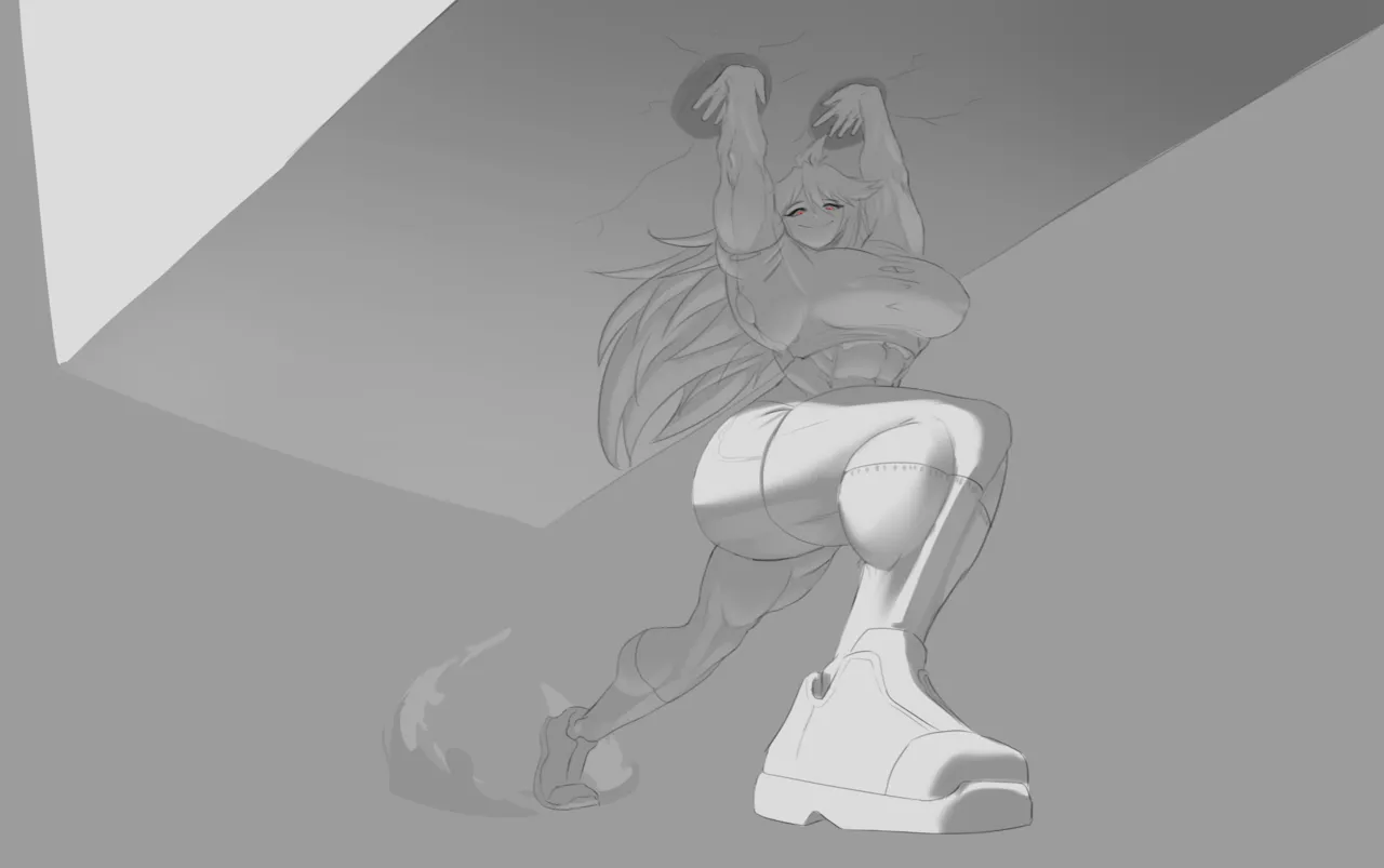 muscle girl art Page.92