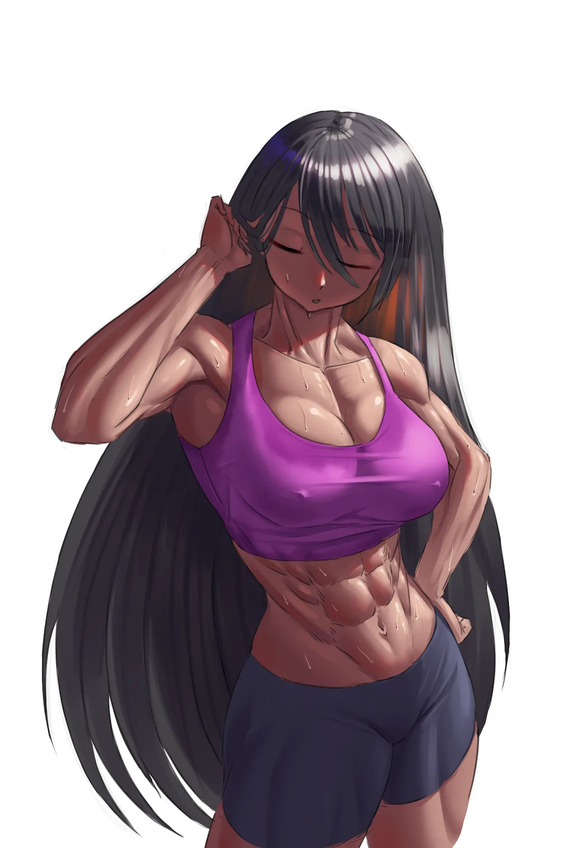 muscle girl art Page.96
