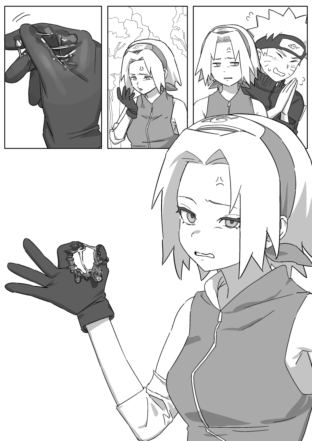 サクラちゃんのぐっちょぐちょに濡れた穴にちんぽつっこんで下から腰ヘコした結果… Page.8