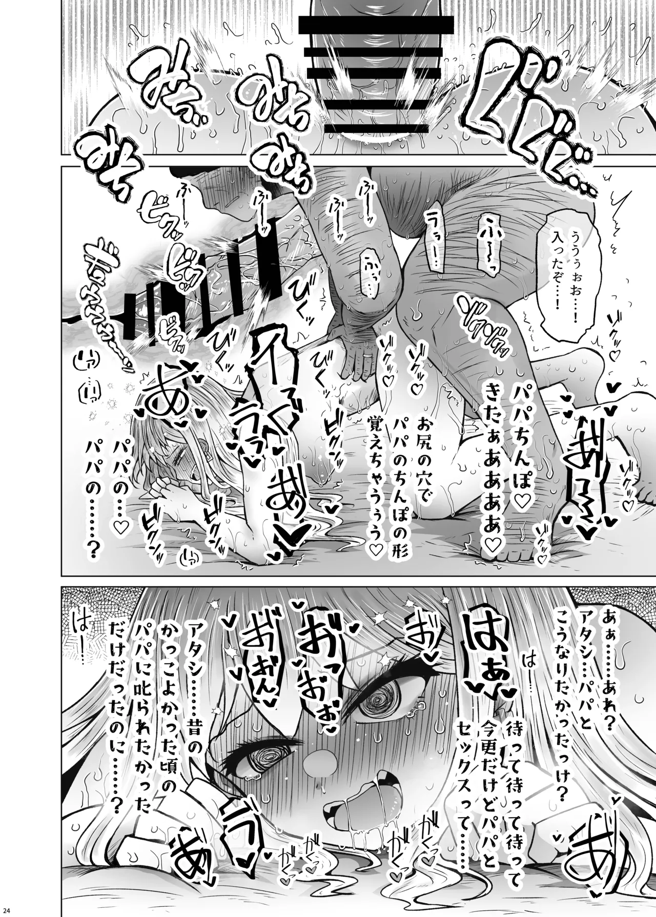 遺伝性疾患のリスクが無いなら実父と子作りしてもいいよね 8 Page.24
