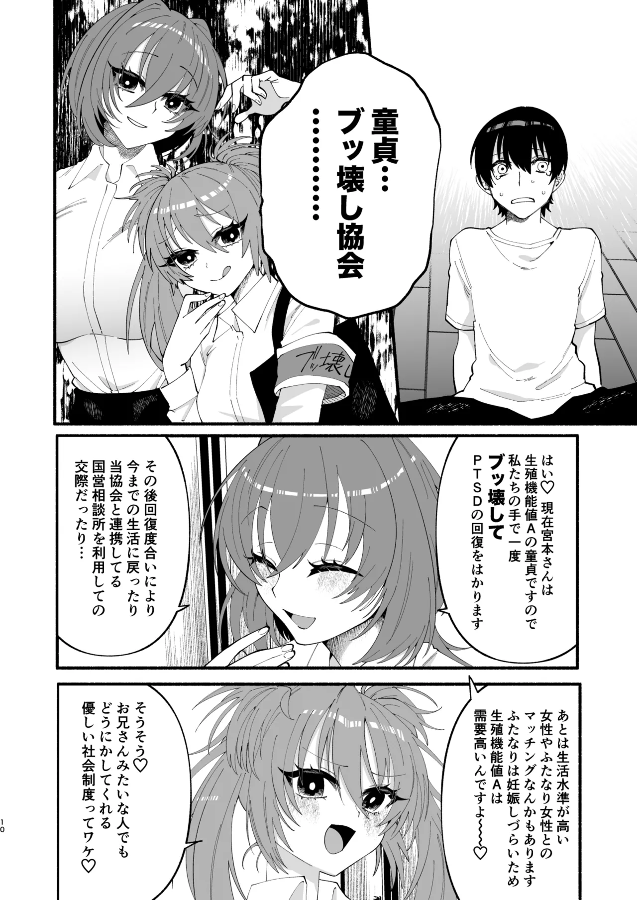 わたくしたち、「童貞介助委員会」内部組織「童貞ブッ壊し協会」の者ですが… Page.8