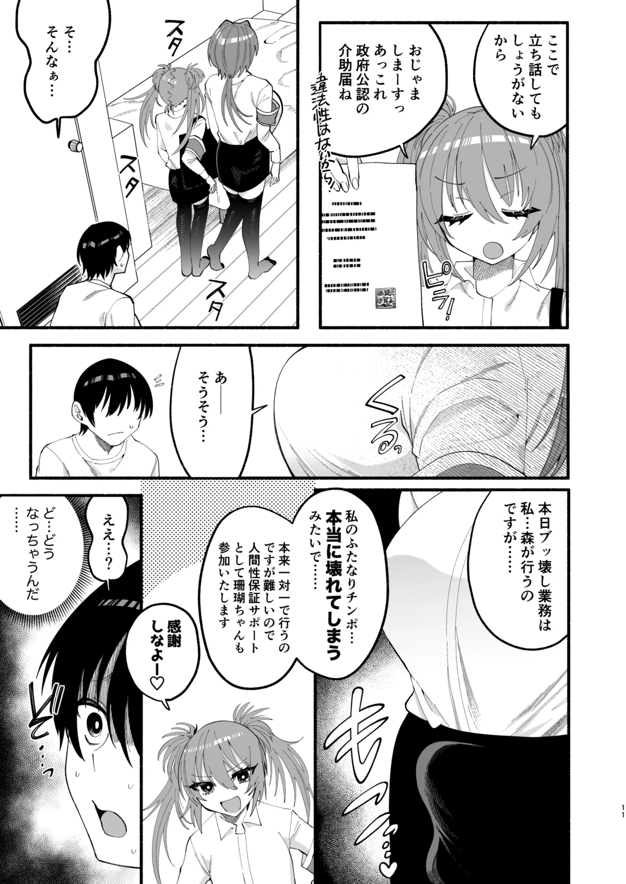 わたくしたち、「童貞介助委員会」内部組織「童貞ブッ壊し協会」の者ですが… Page.9