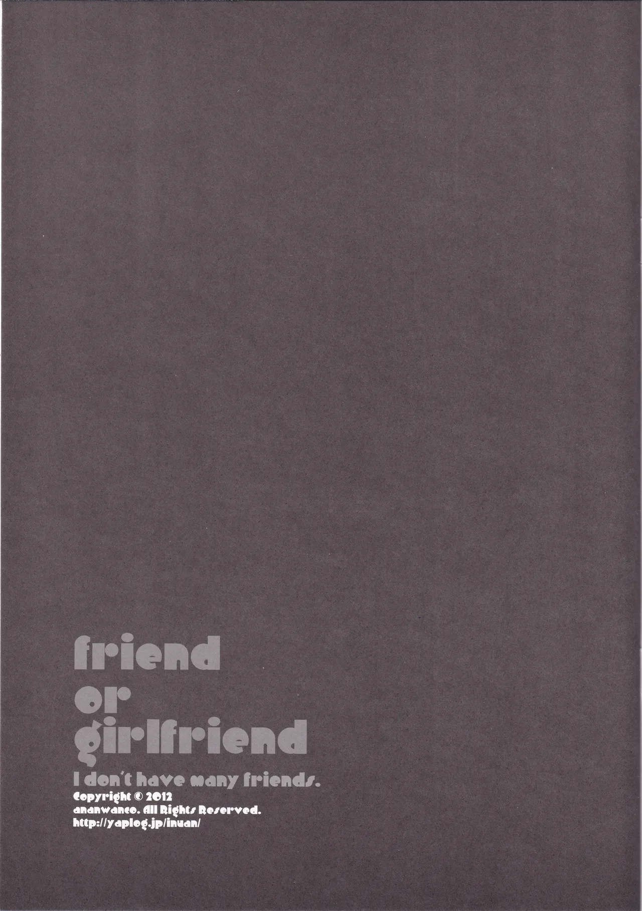 friend or girlfriend Page.2