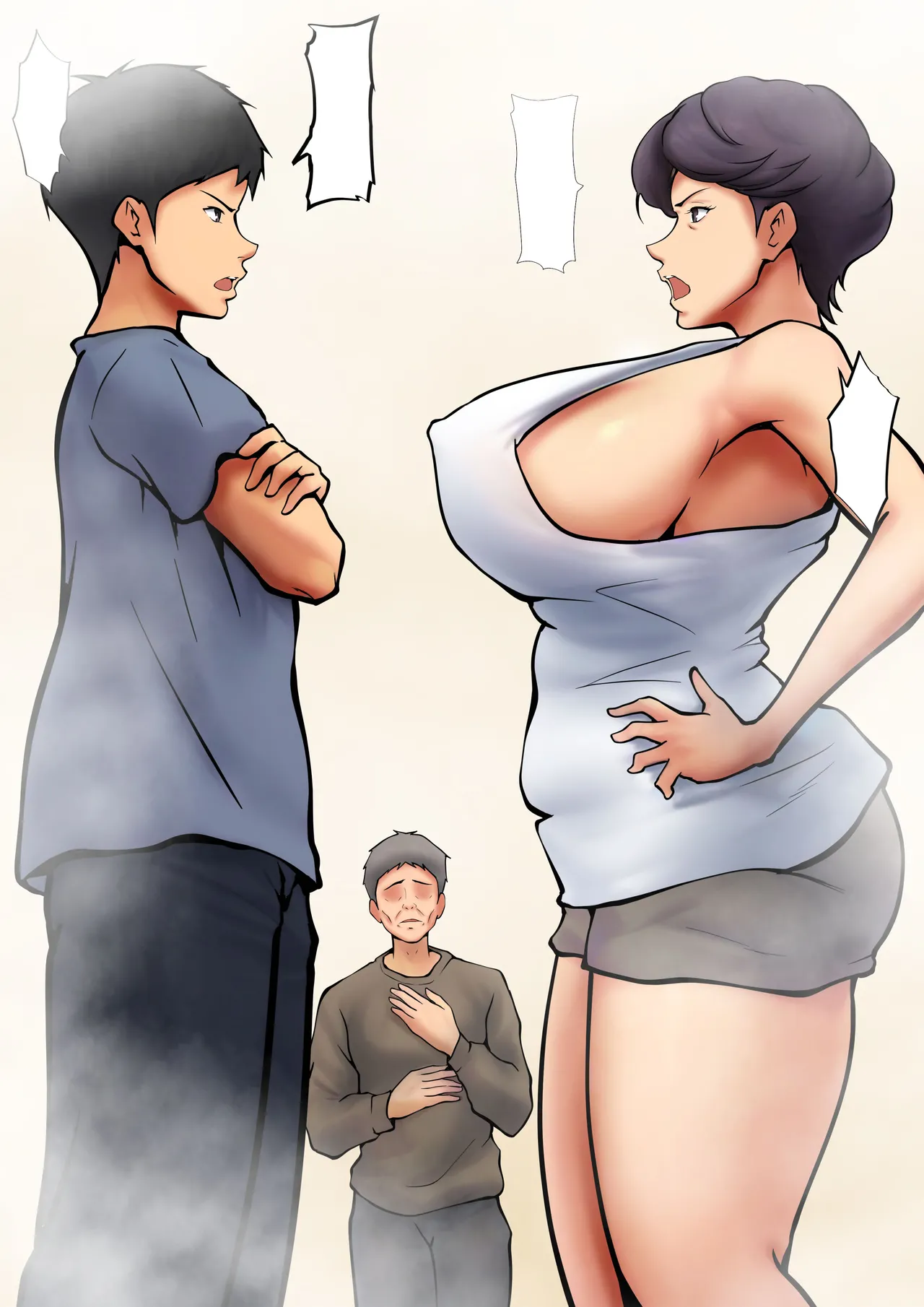 仕方なく母ちゃんとセックスします6 Page.5