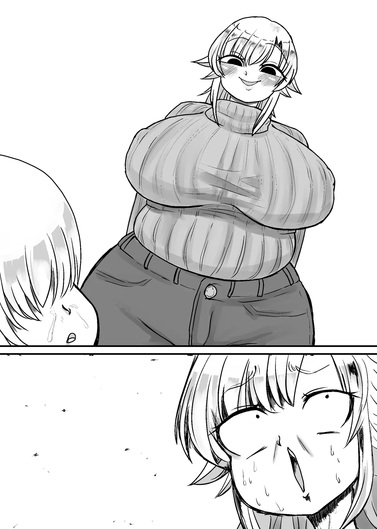 未洗剛毛ガチクサマン姉ちゃん Page.12