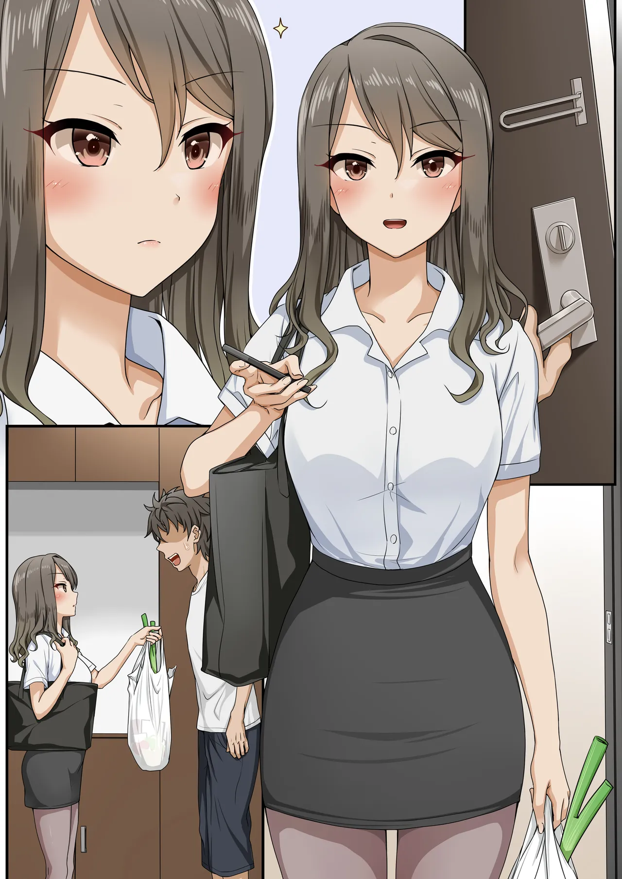 世話焼き美人のエロ漫画編集さんにヌきまくって貰いながら原稿頑張る話 Page.33