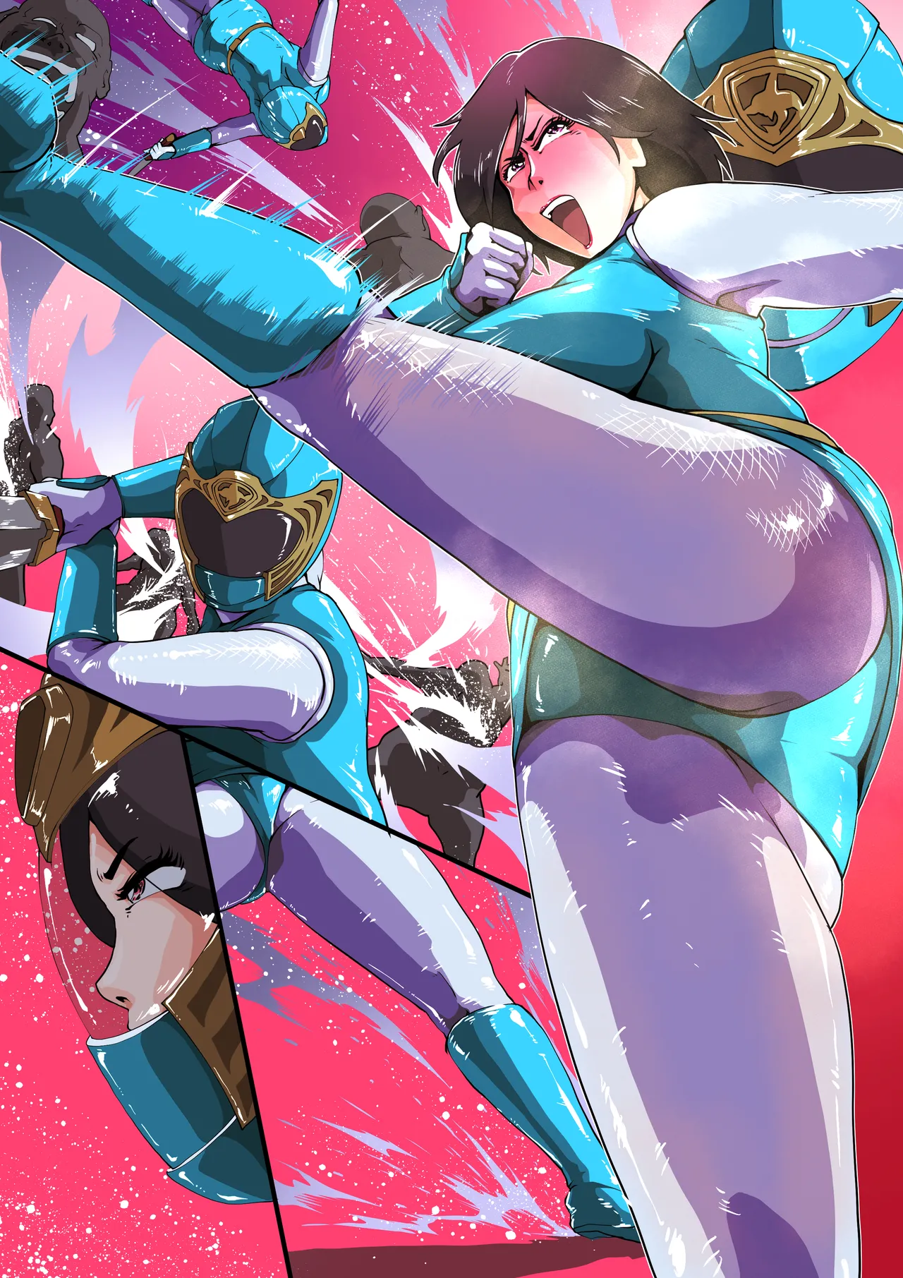 舞い踊るハリケンブルー Page.3