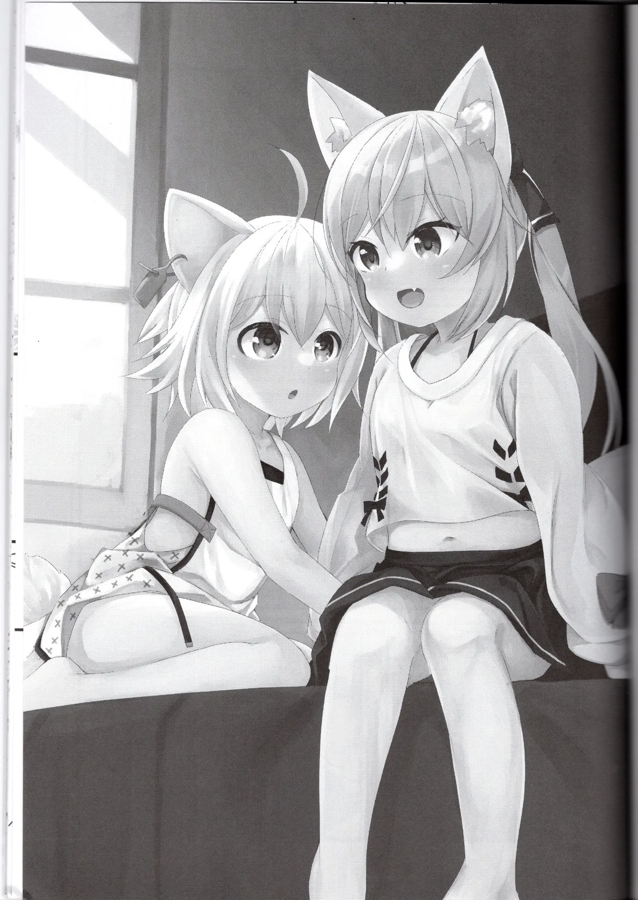（VRChat）カリンちゃんとフィリナちゃんのちょっとえっちな本（彩電） Page.3