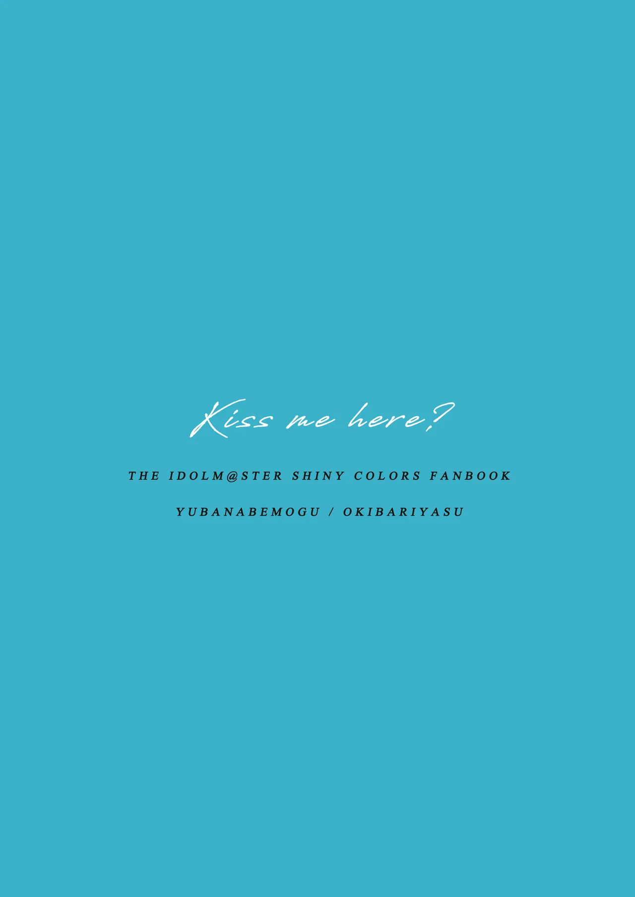 Kiss me here? Page.22