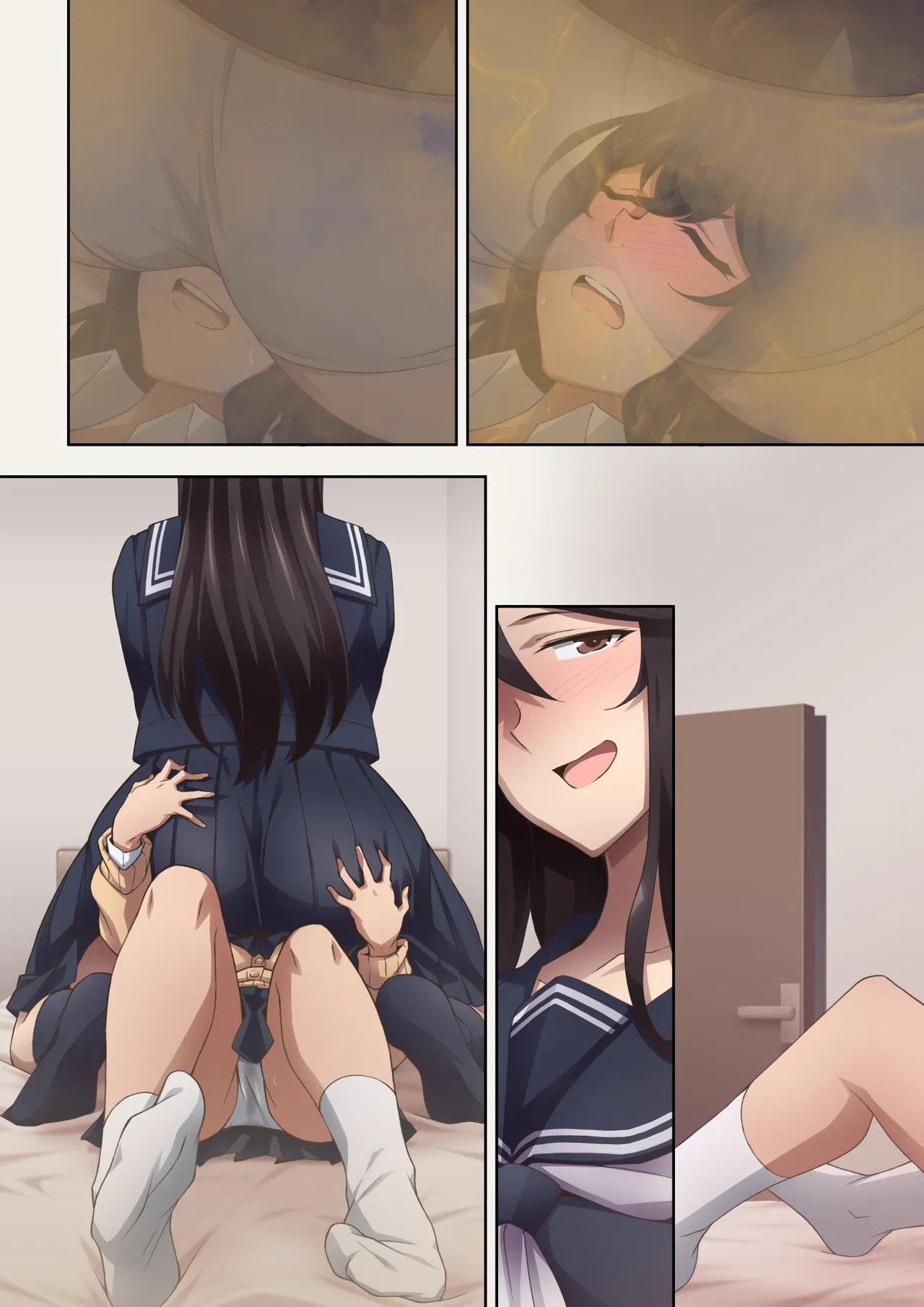 実はオナラプレイが趣味のSな友達同士が嗅がせ合ってみたら沼った件 Page.56