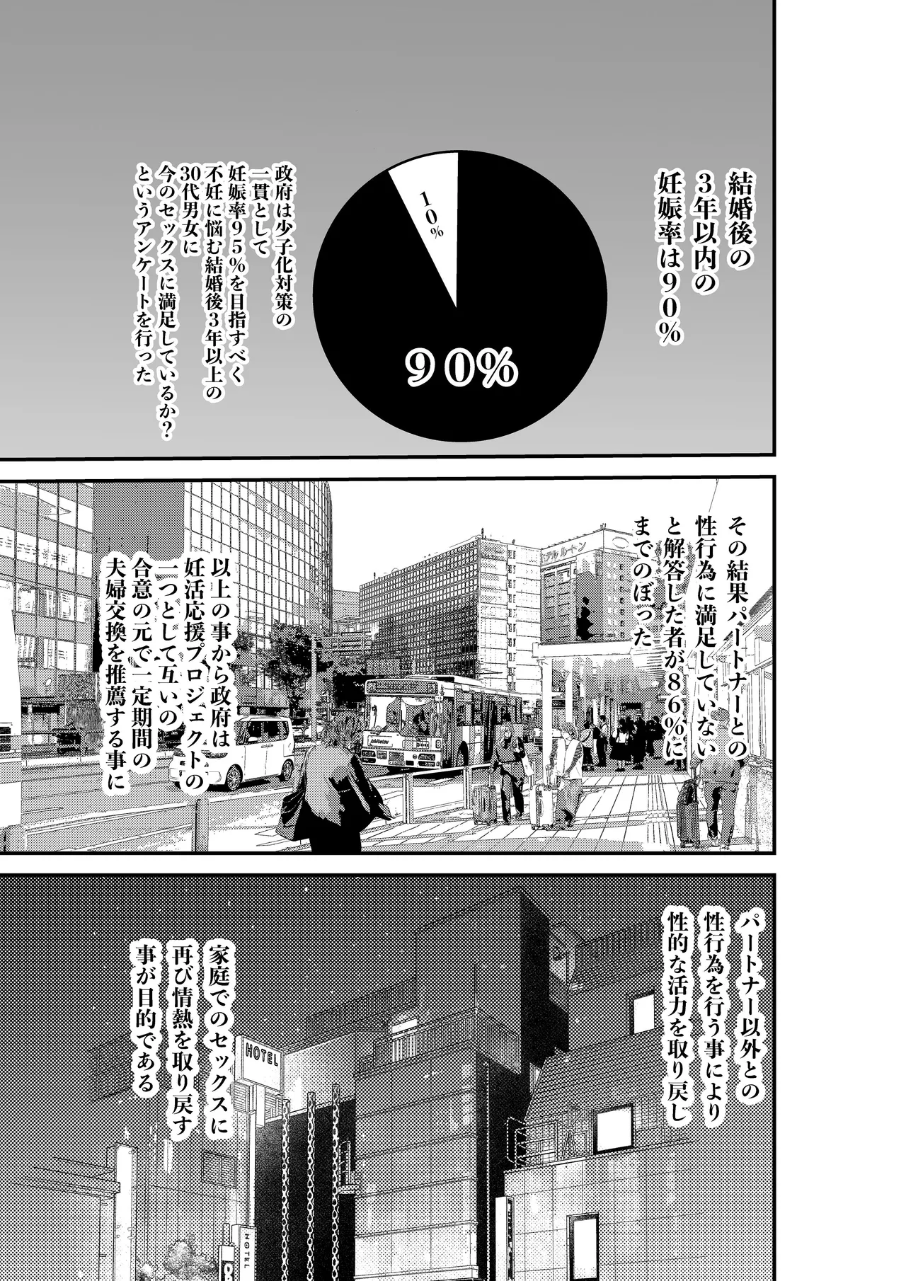 夫婦交換マッチングアプリ〜DQNな人妻に中出し奉仕〜 Page.2