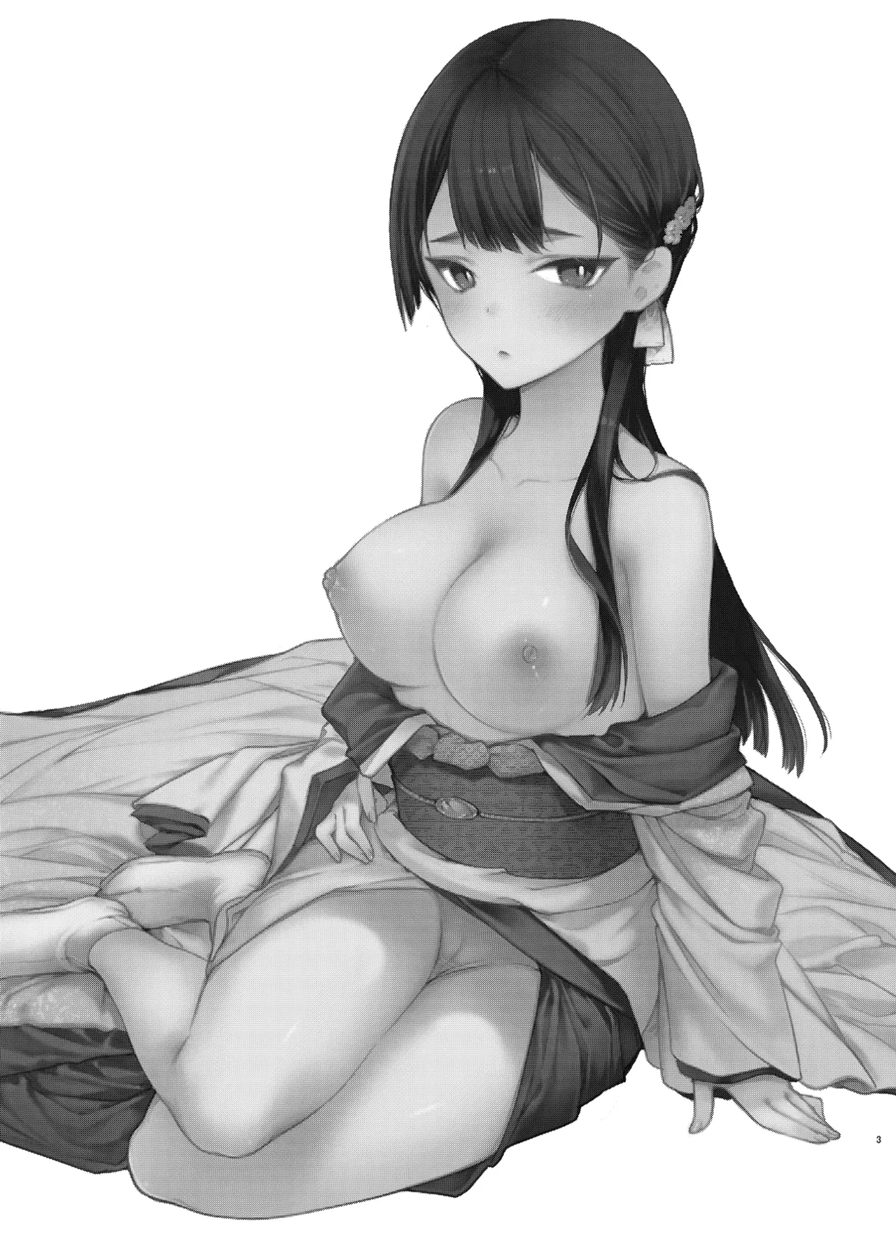 キツめな着物新妻と京言葉えっち Page.3