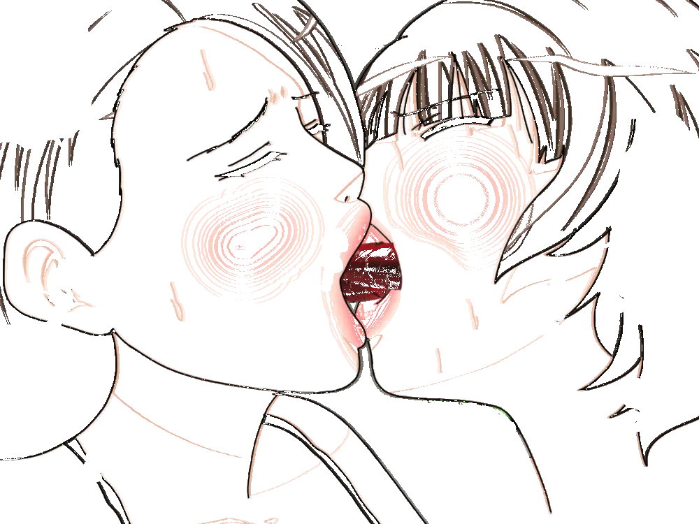 杜戸先生と苫田ママをレズらせて3Pしてみた夜-と…その後の話 Page.90