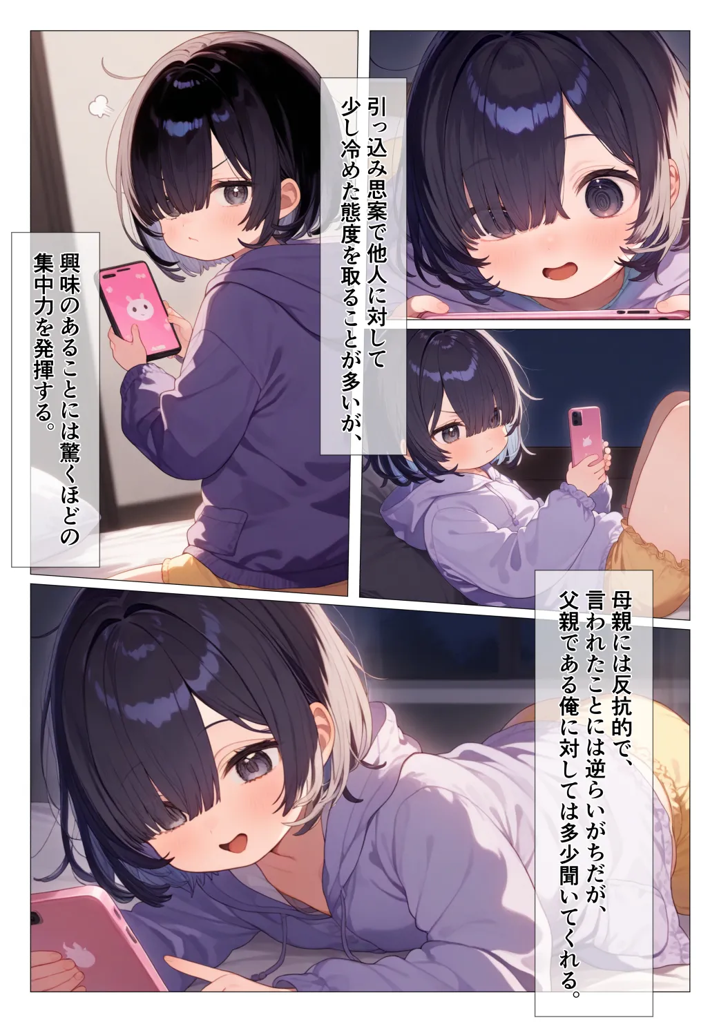 ひきこもり娘にはえっち教育を Page.3