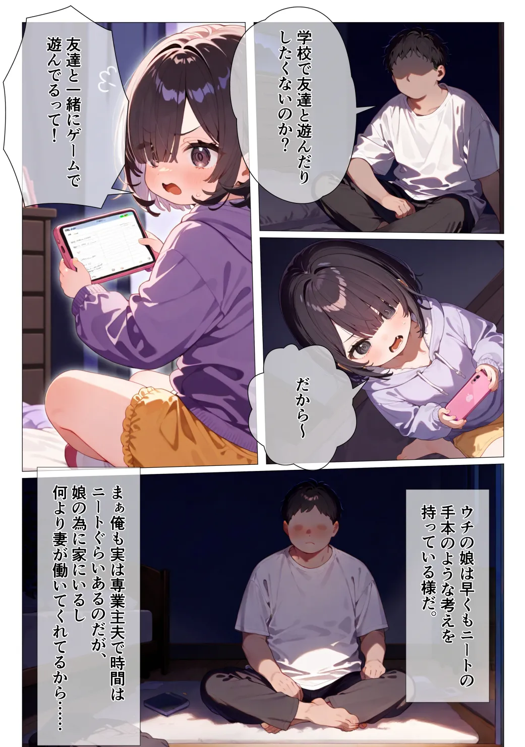 ひきこもり娘にはえっち教育を Page.7