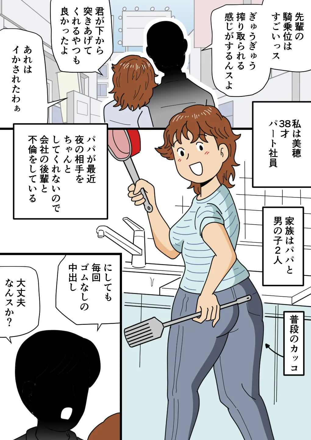 モブ顔の美穂ママ 息子に口止めセックスをする Page.5