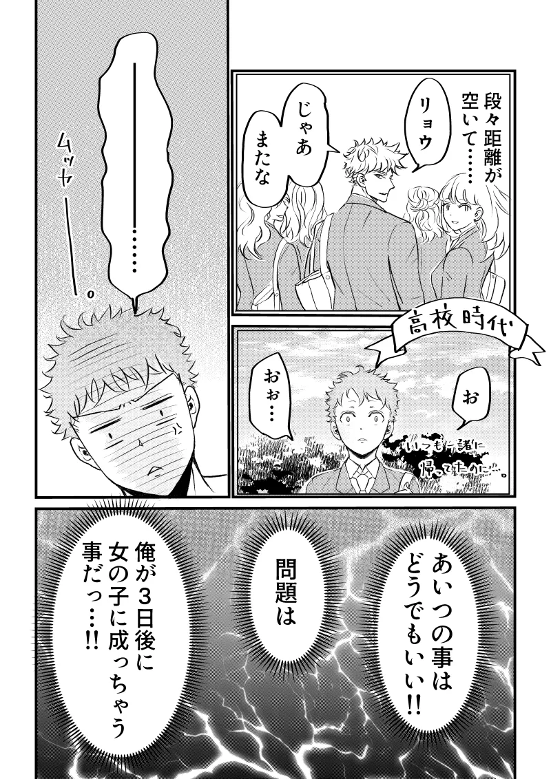 女体化した俺は幼馴染のいい餌食3 Page.8