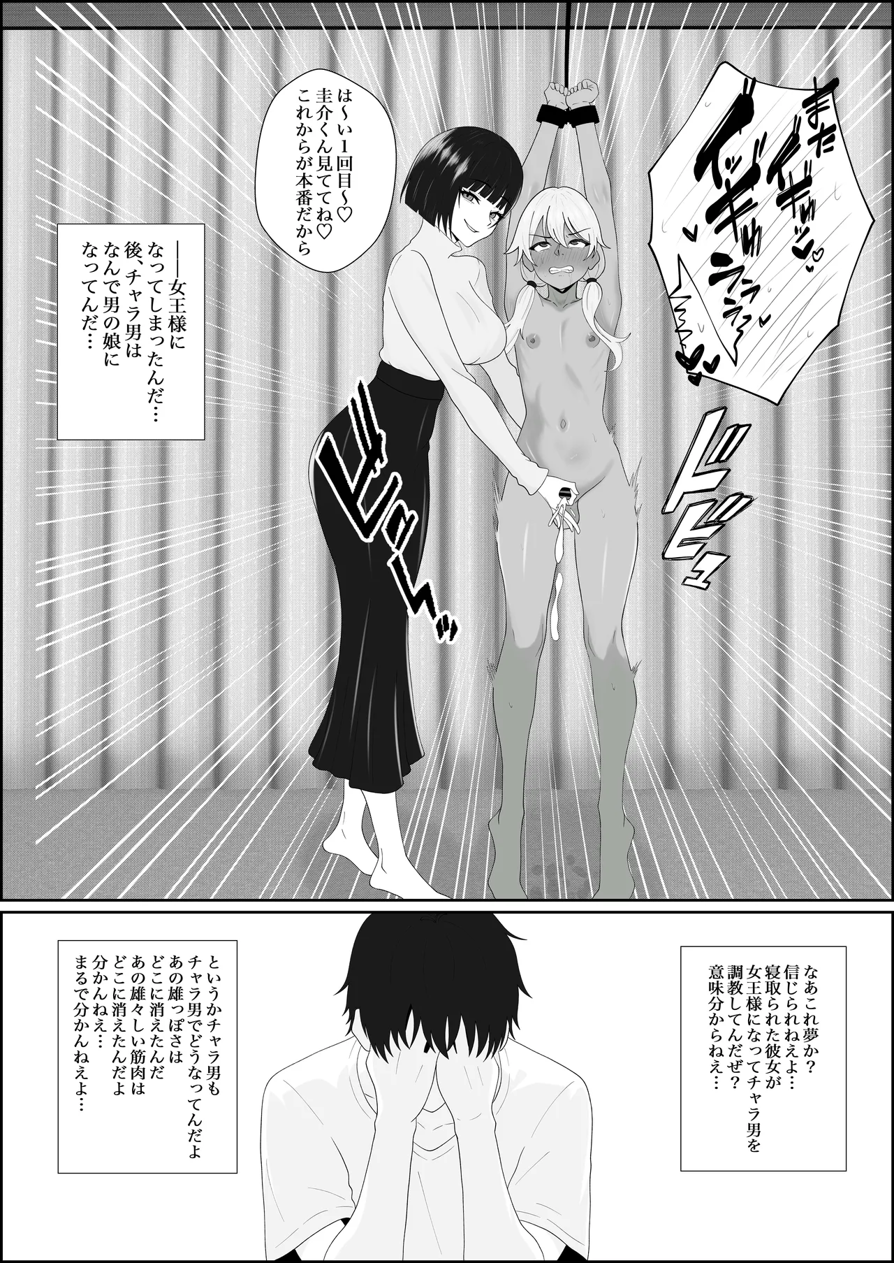 寝取られた彼女が女王様になって帰ってきた～ルーインドで金玉をカラにされて前立腺を弄られて何度も何度もメスイキして調教されるお話～ Page.6