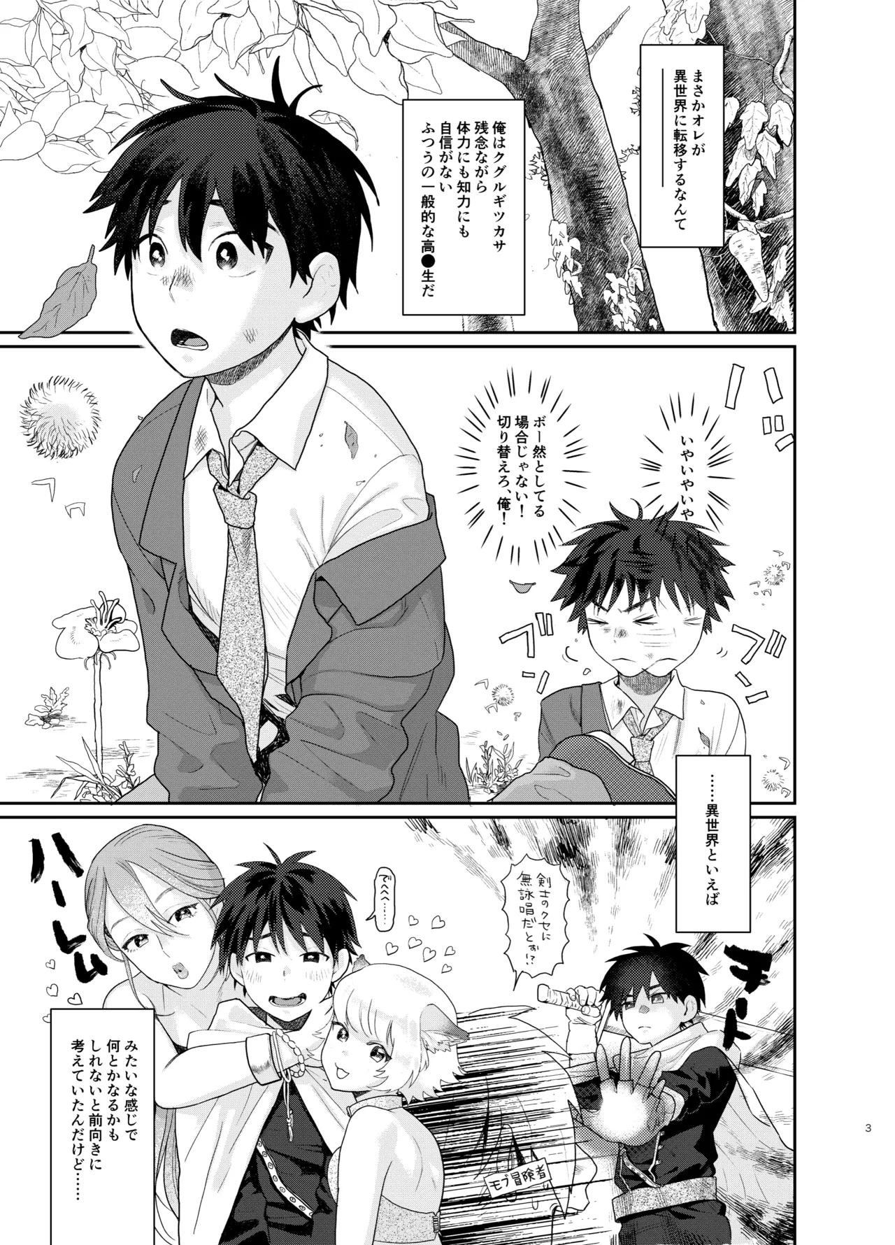 転移した異世界でパーティー組んだおねえさんになぜか男の俺がメス扱いされた。 Page.3