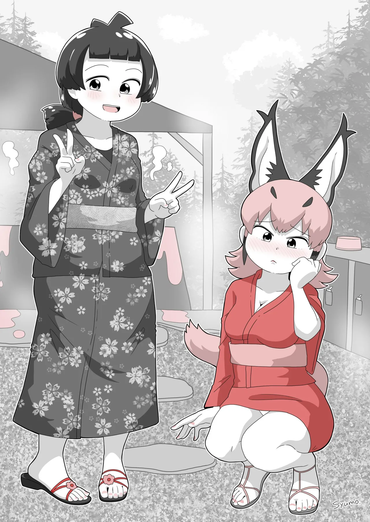 けもフレ温泉合同 ~浴場で欲情はダメなのね!~ Page.4