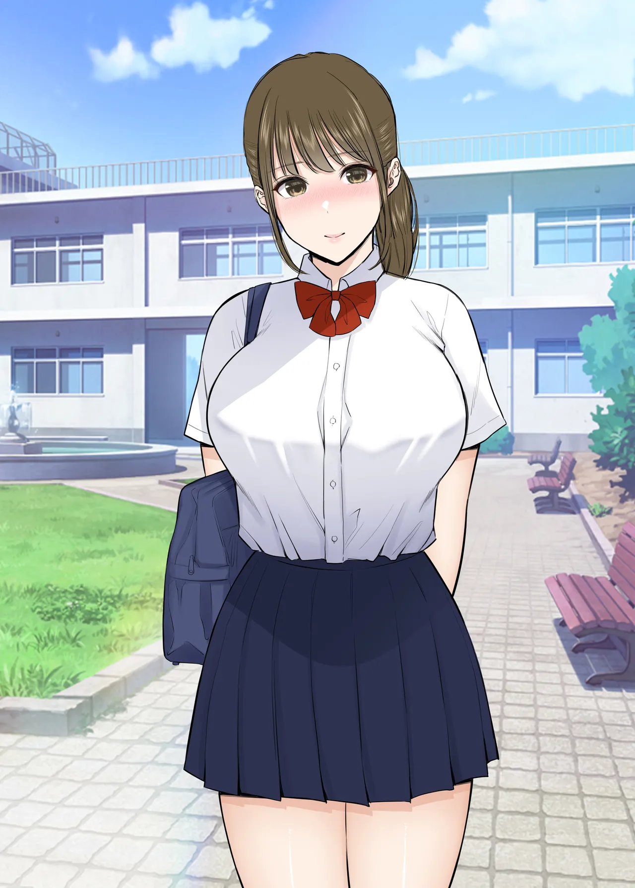 清楚に見えて実はエッチな先輩マネージャーと、他の野球部員に内緒で毎日中出しセックスしてる Page.38