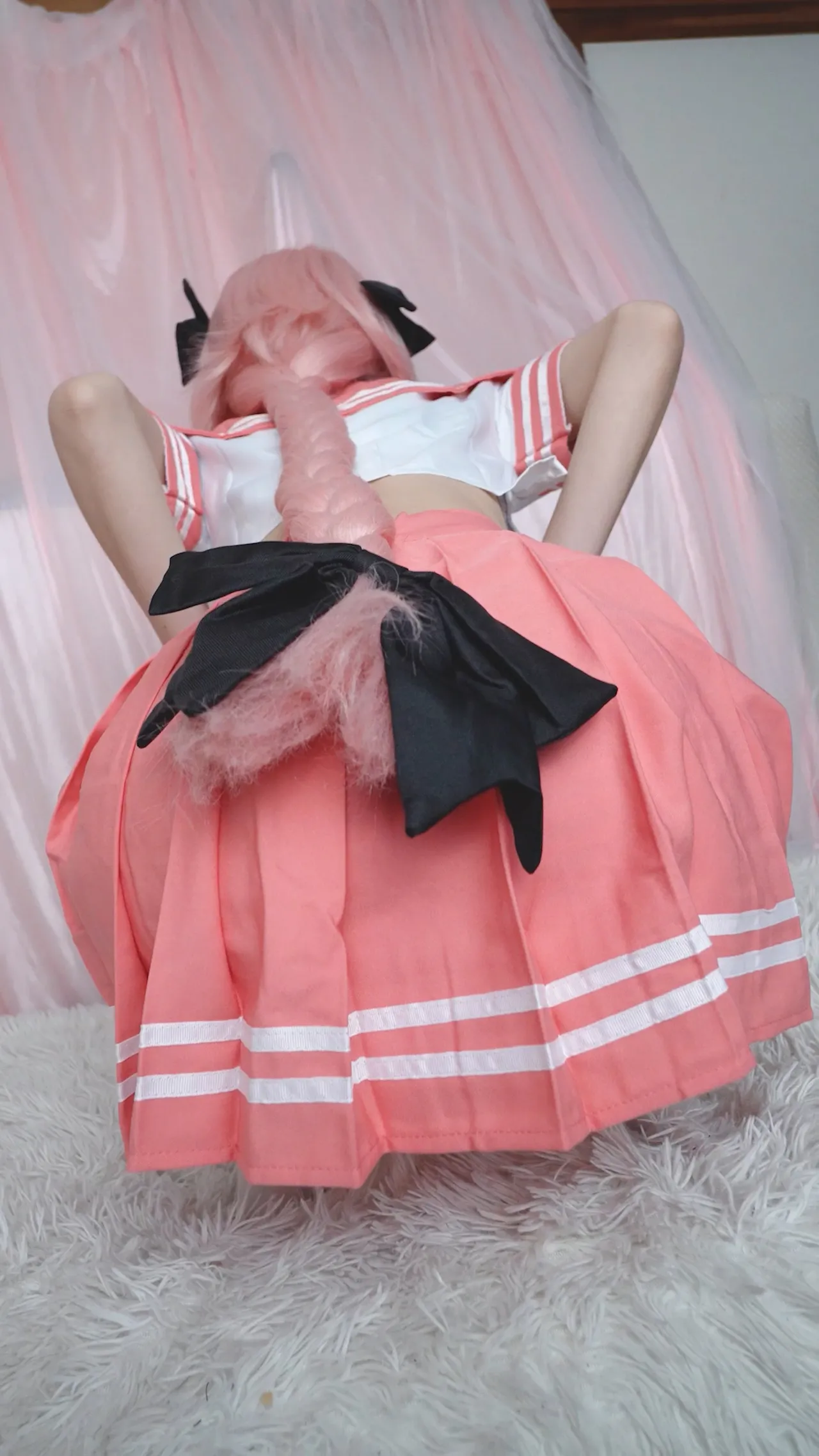 【２衣装_４発中出し】在宅20代OLコスプレイヤー、FGOアストルフォ＆***島風で4回中出し！男の娘コスなのに妊娠のリスクにドキドキ/// Page.42