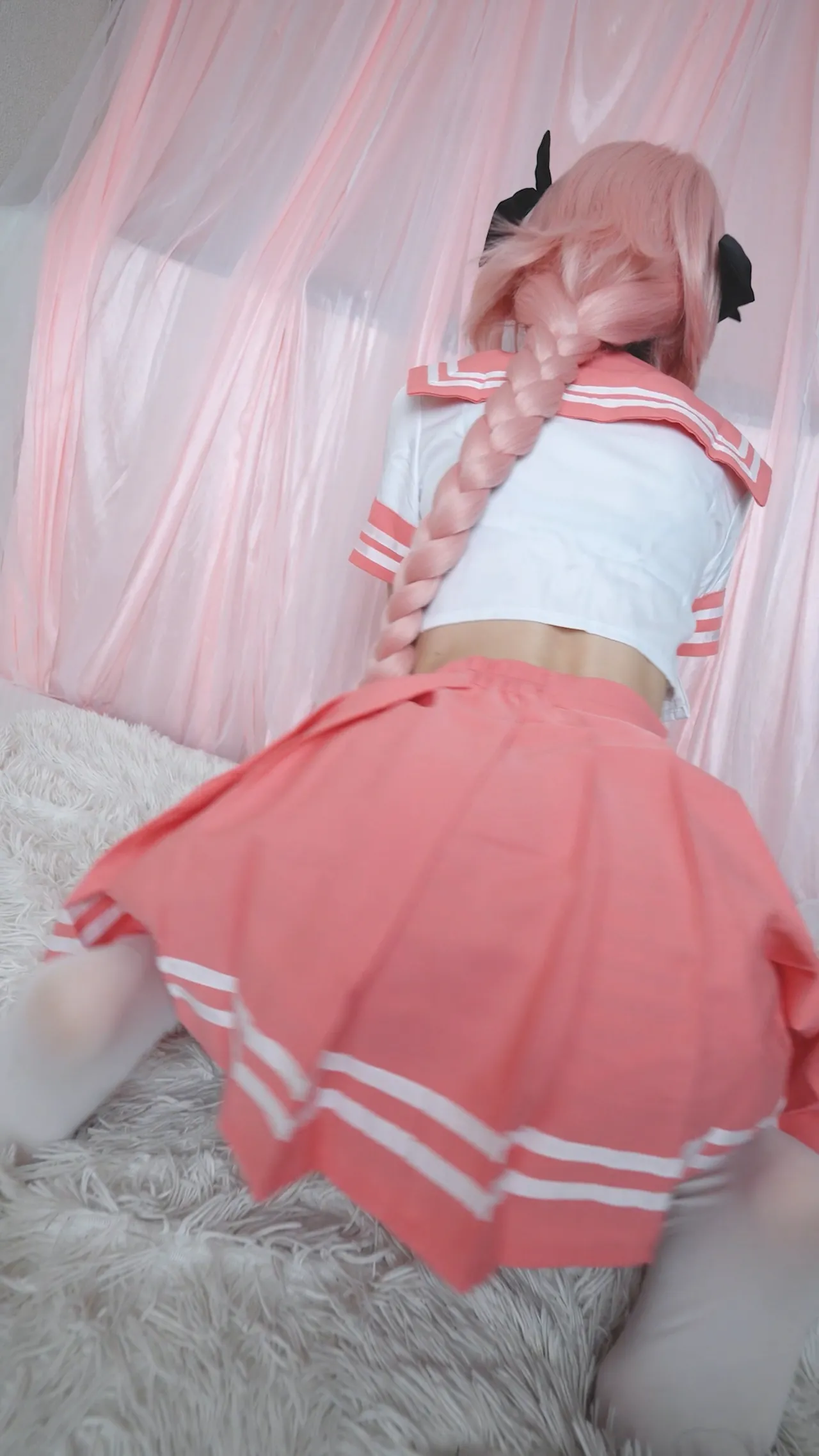 【２衣装_４発中出し】在宅20代OLコスプレイヤー、FGOアストルフォ＆***島風で4回中出し！男の娘コスなのに妊娠のリスクにドキドキ/// Page.44