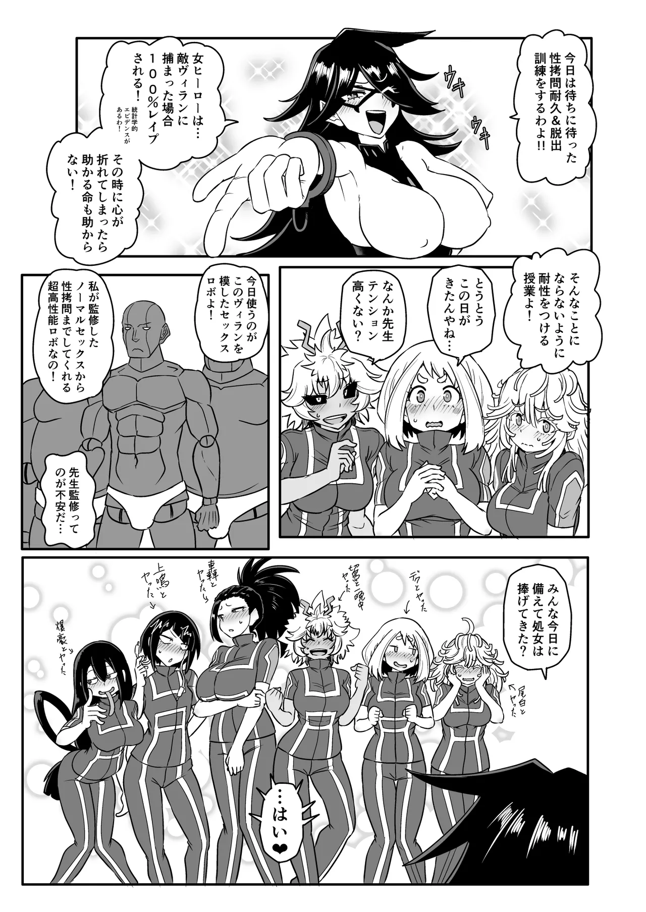 A組の耐凌辱訓練！！