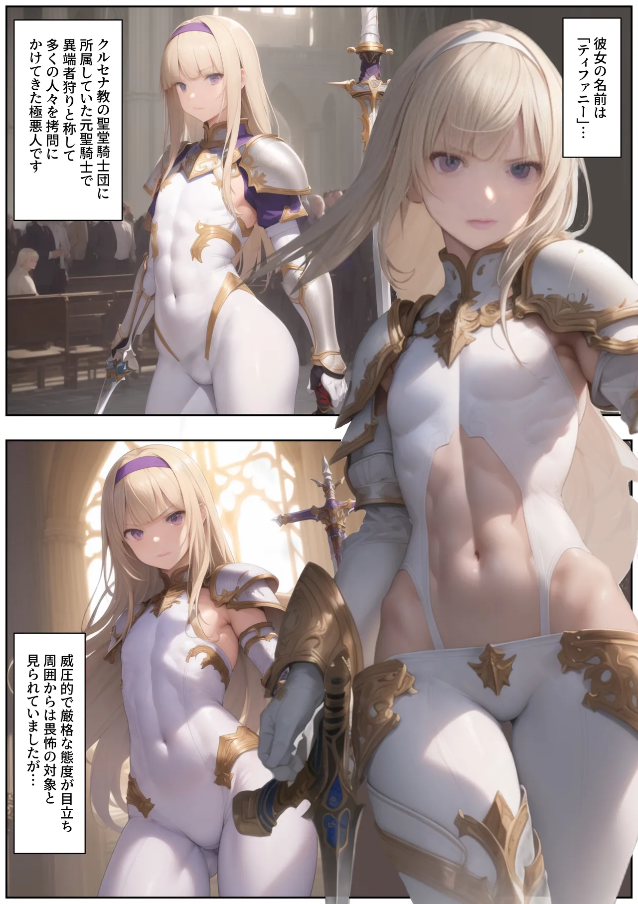 売奴家畜化調教4 聖騎士ティファニー Page.38