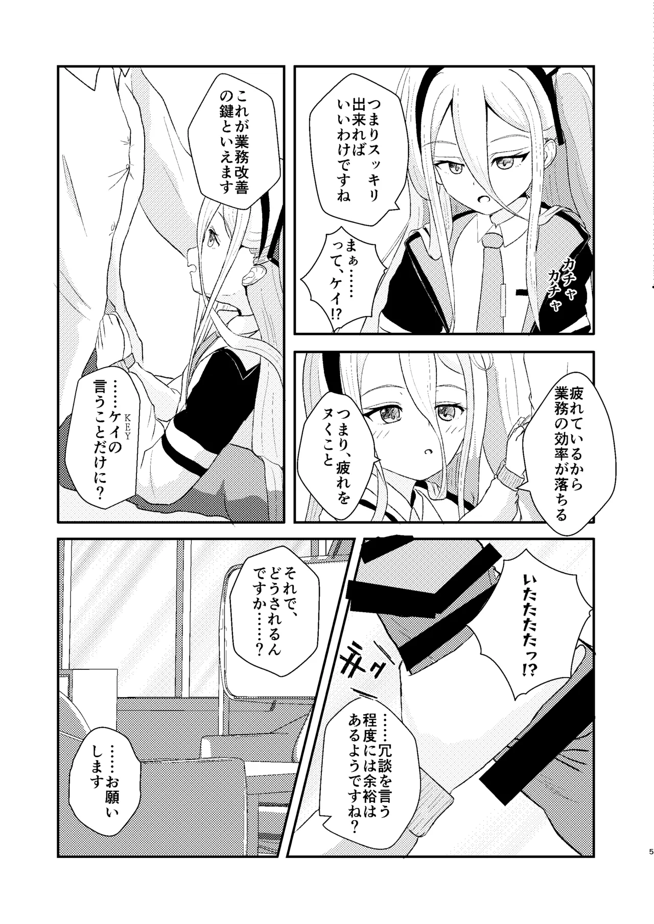 これは先生が疲れているから仕方なくですっ Page.6
