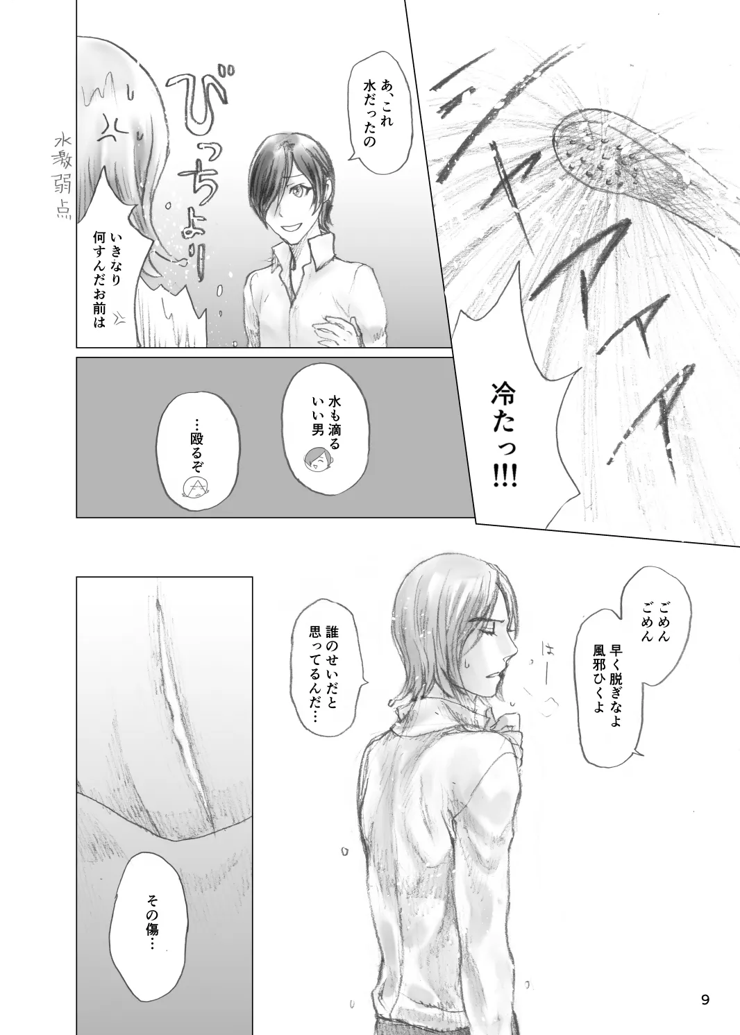『熱と傷痕』再録【腐向け/R-18】 Page.8