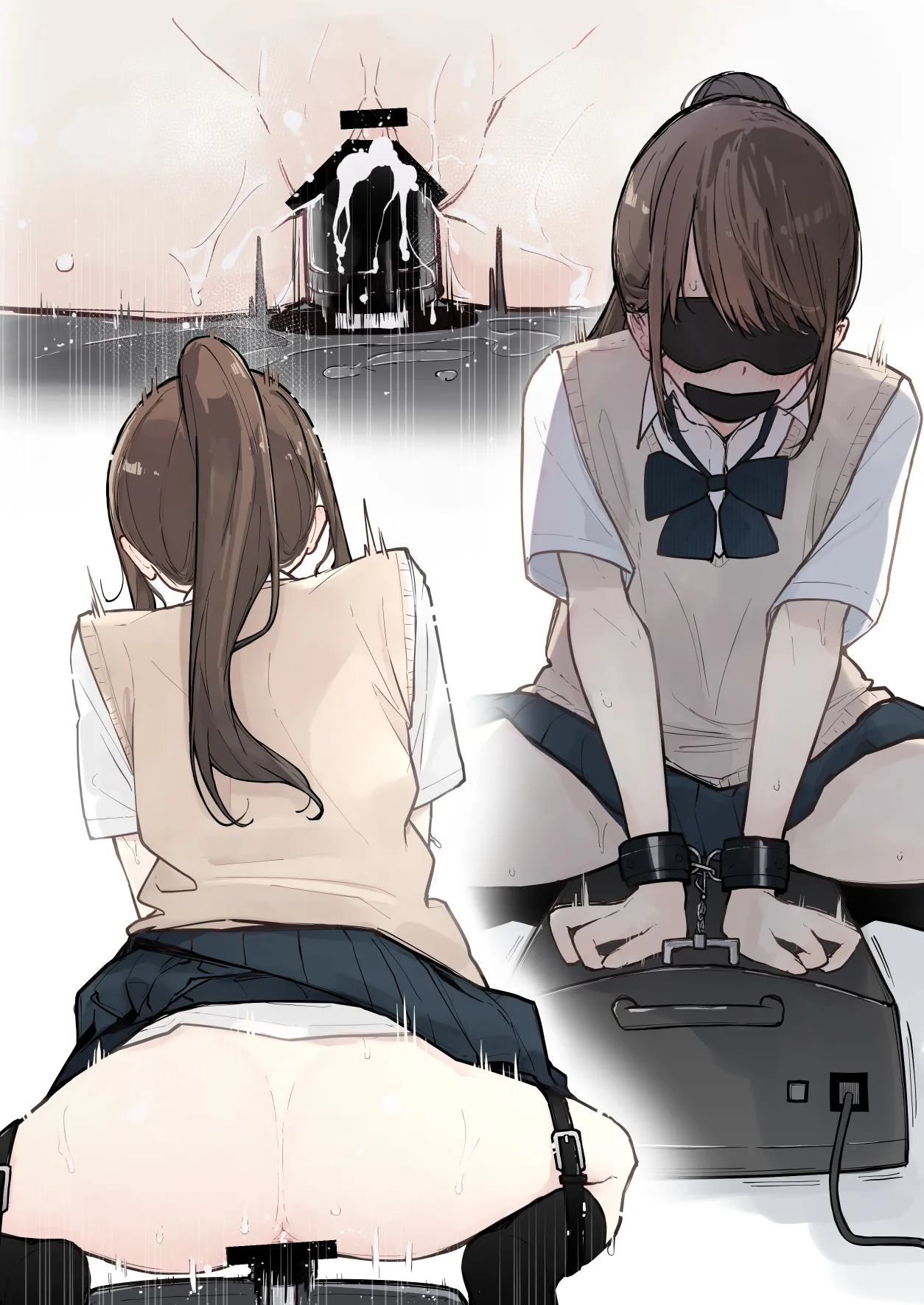 ［なのなんの］ 制服おもちゃ放置 02 Page.9