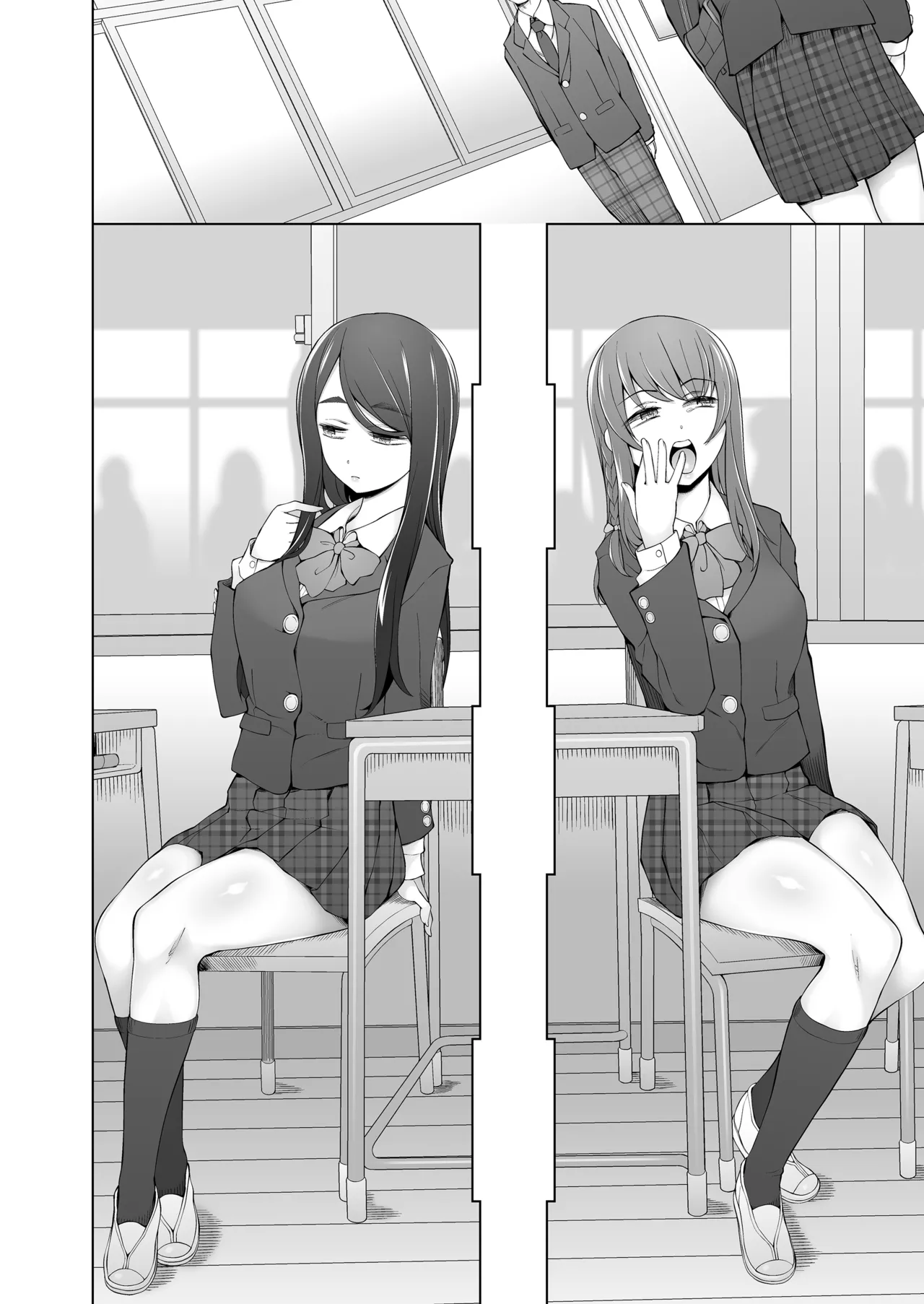 校舎の向かいのマジックミラー 学友が見える窓の内側で私達は全裸にされて弄ばれるの… Page.4