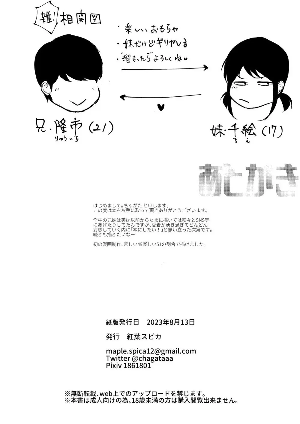 冷淡な妹に迫ってみた。案外チョロかった。 Page.34