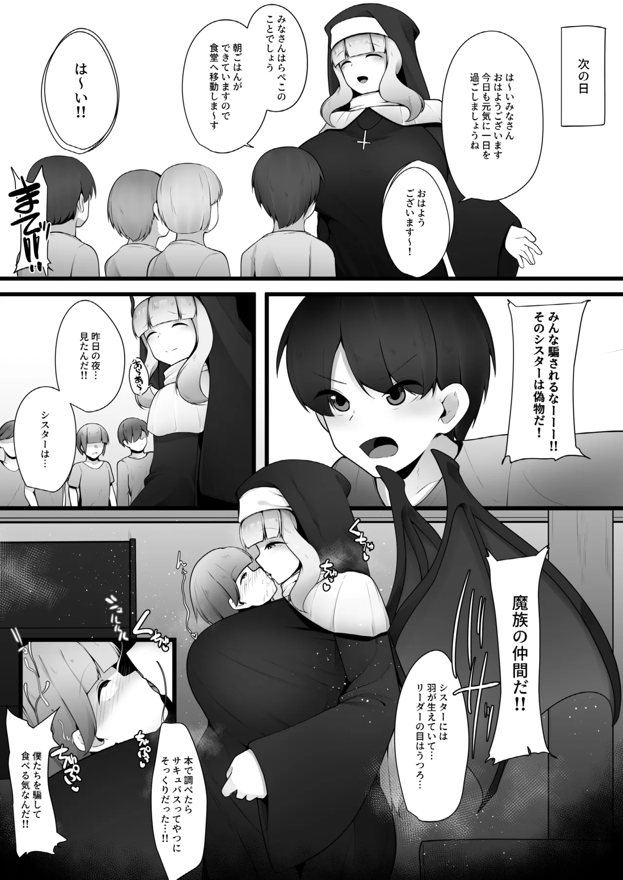 やさしいシスターお姉さんの秘密を探ったら実はサキュバスで無理矢理契約させられちゃう話 Page.6