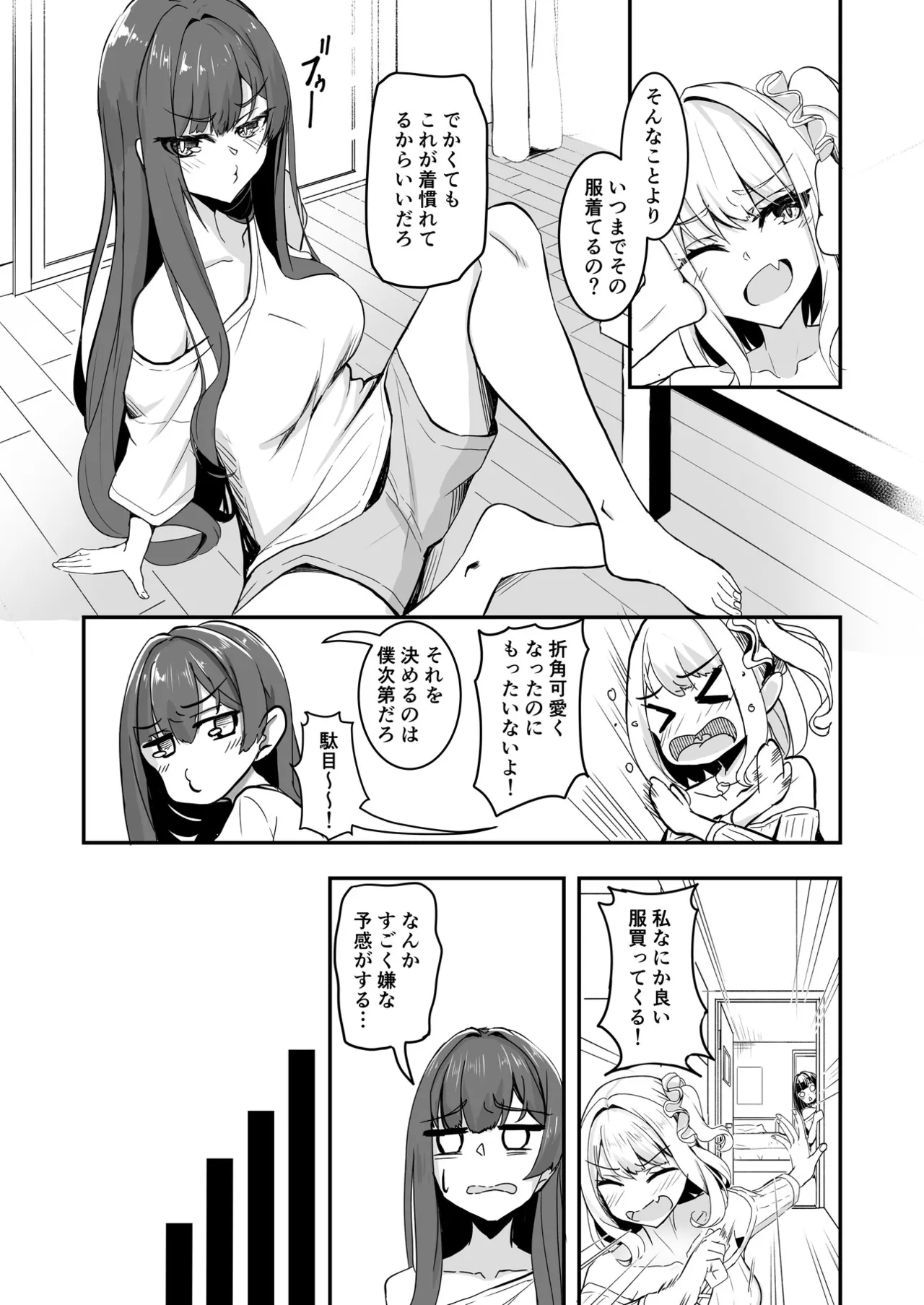 オタク友達の好みの女の子になってしまった件2 Page.3