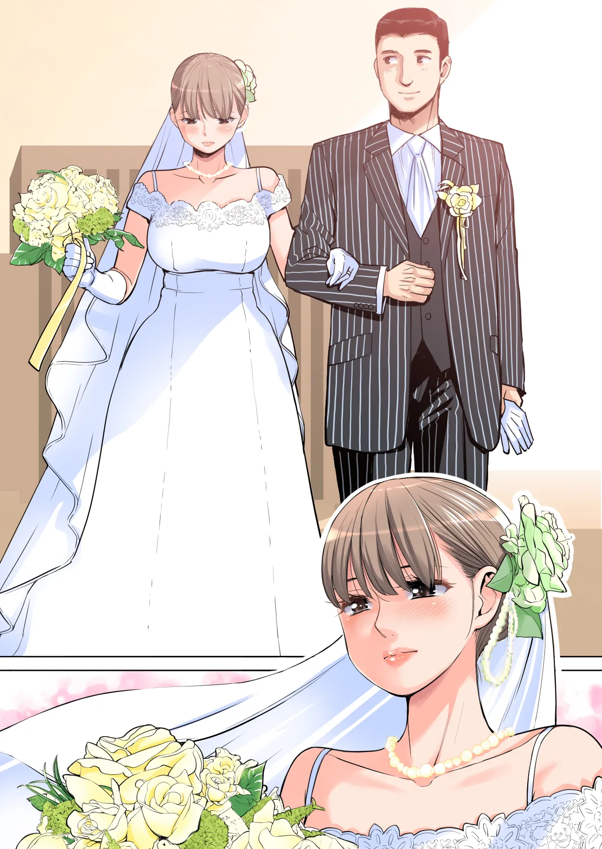 茜色に染まる若妻 〜病室で僕の妻が寝取られた〜（合冊版） フルカラー Page.4