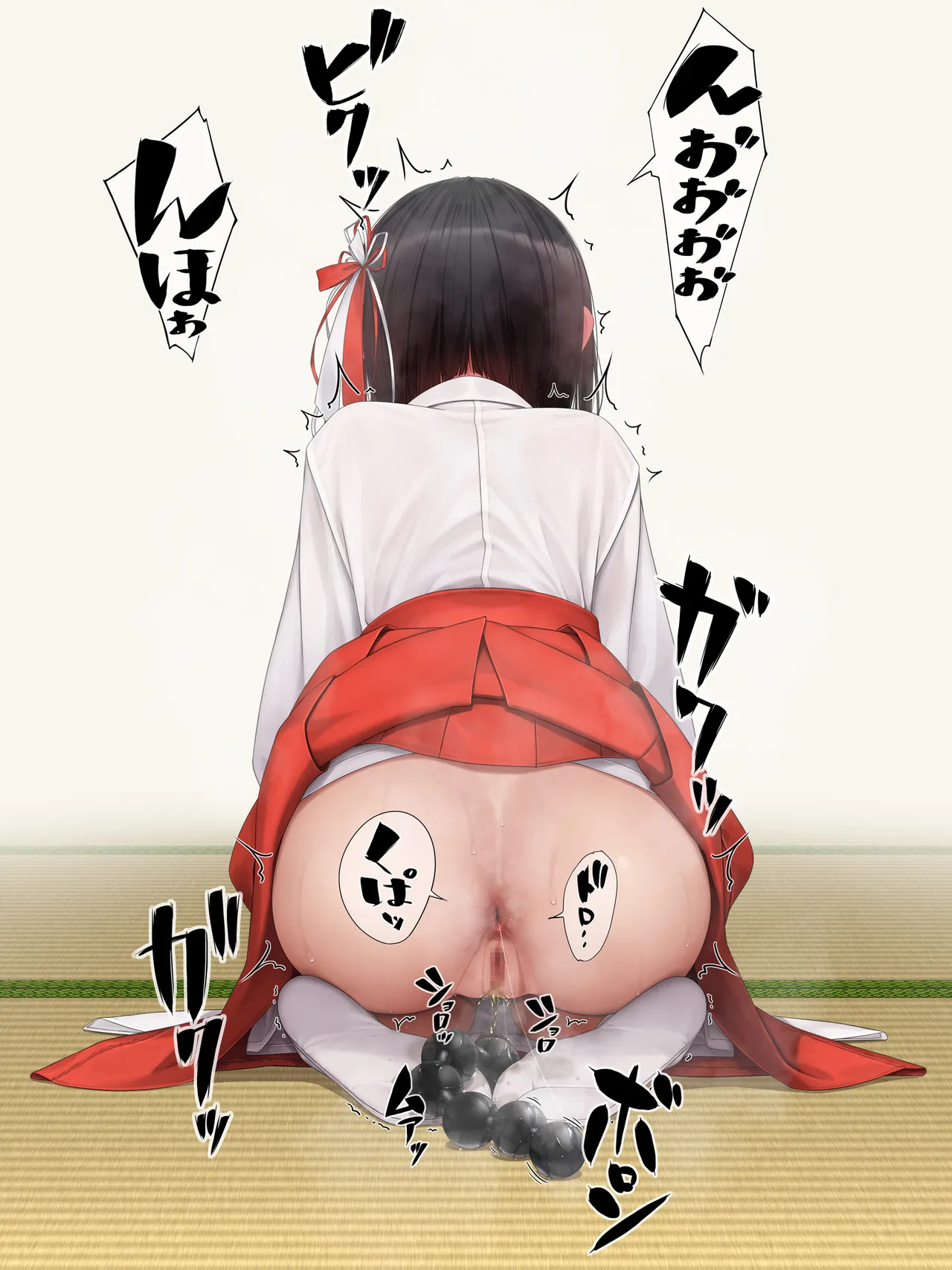 新春！巫女風紀委員ちゃんアナル初出し Page.16